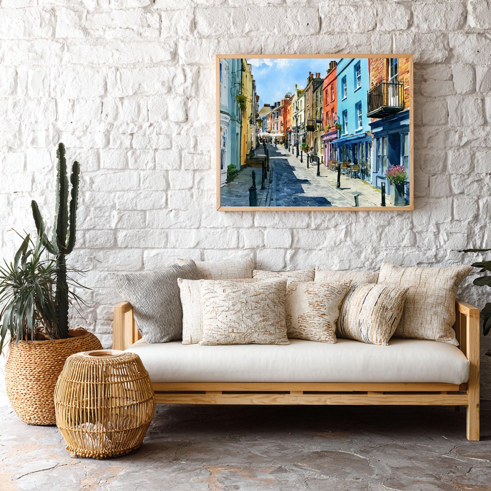 Folkestone Kent England Watercolor Print: UK Travel Art Poster - Image 9
