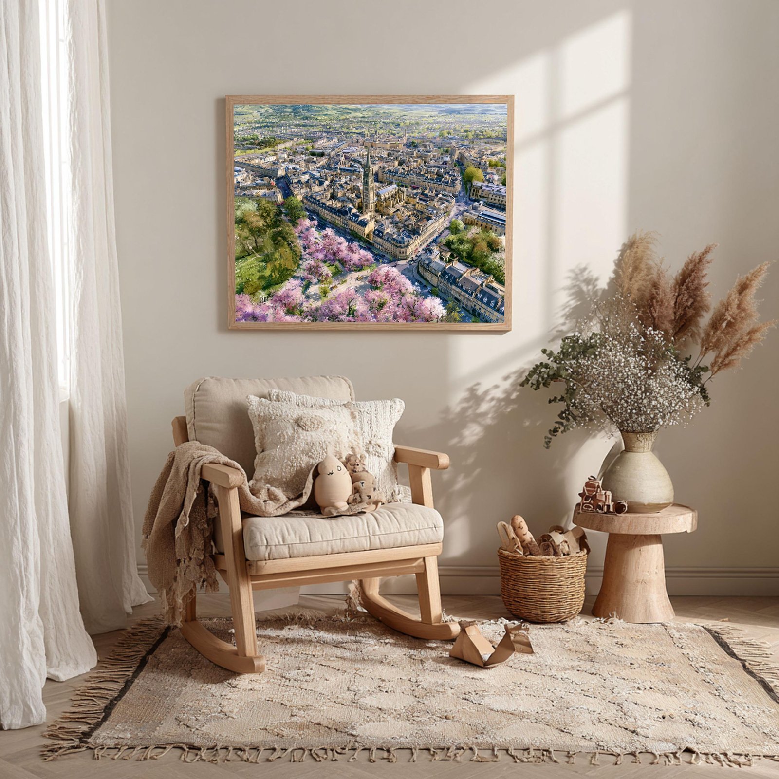 Bath Somerset England Watercolor Print: UK Travel Art Poster - Image 10