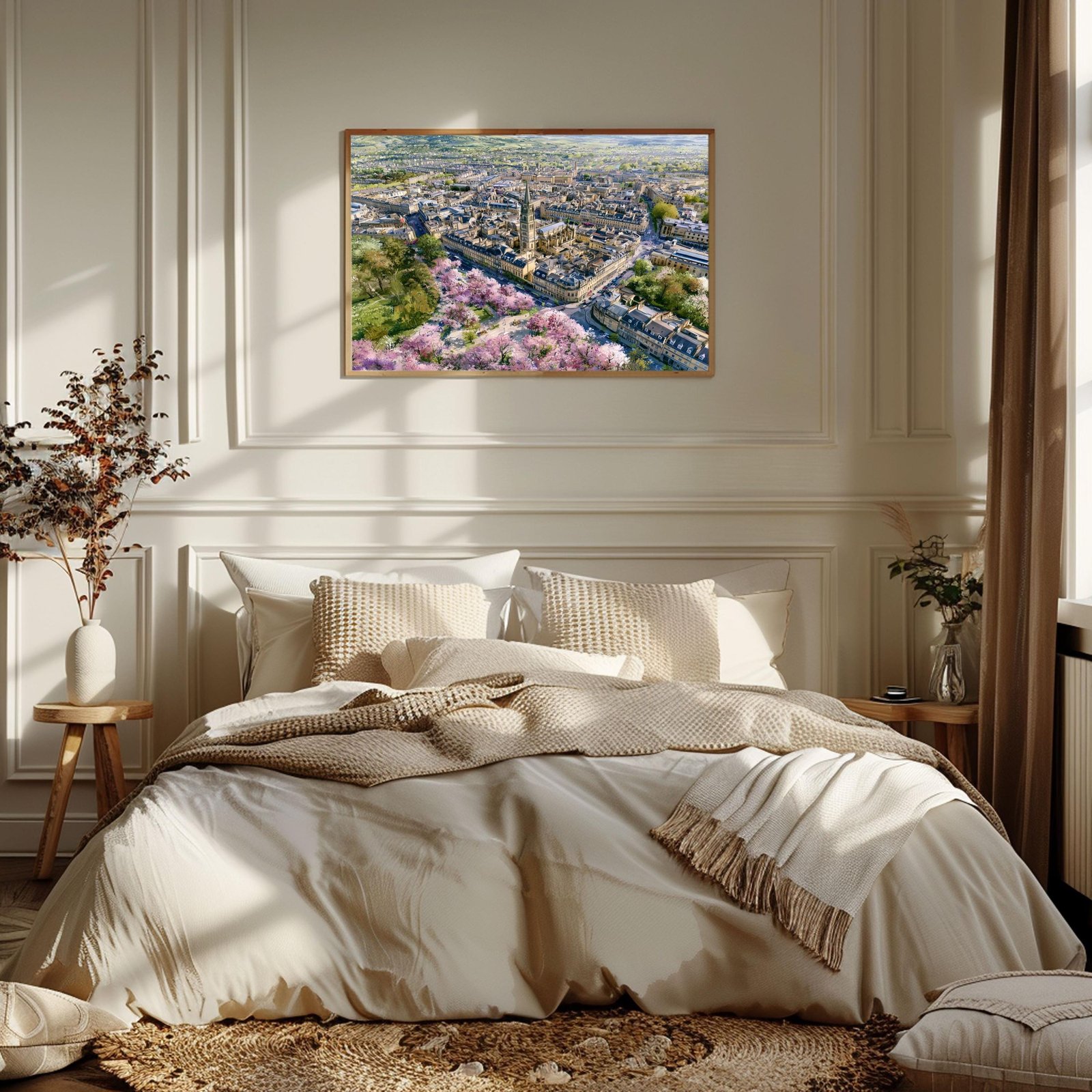 Bath Somerset England Watercolor Print: UK Travel Art Poster - Image 2