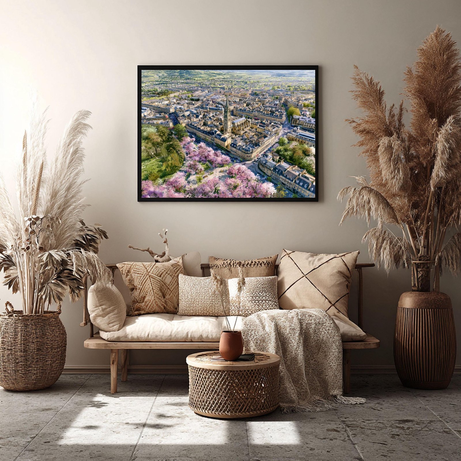 Bath Somerset England Watercolor Print: UK Travel Art Poster - Image 8