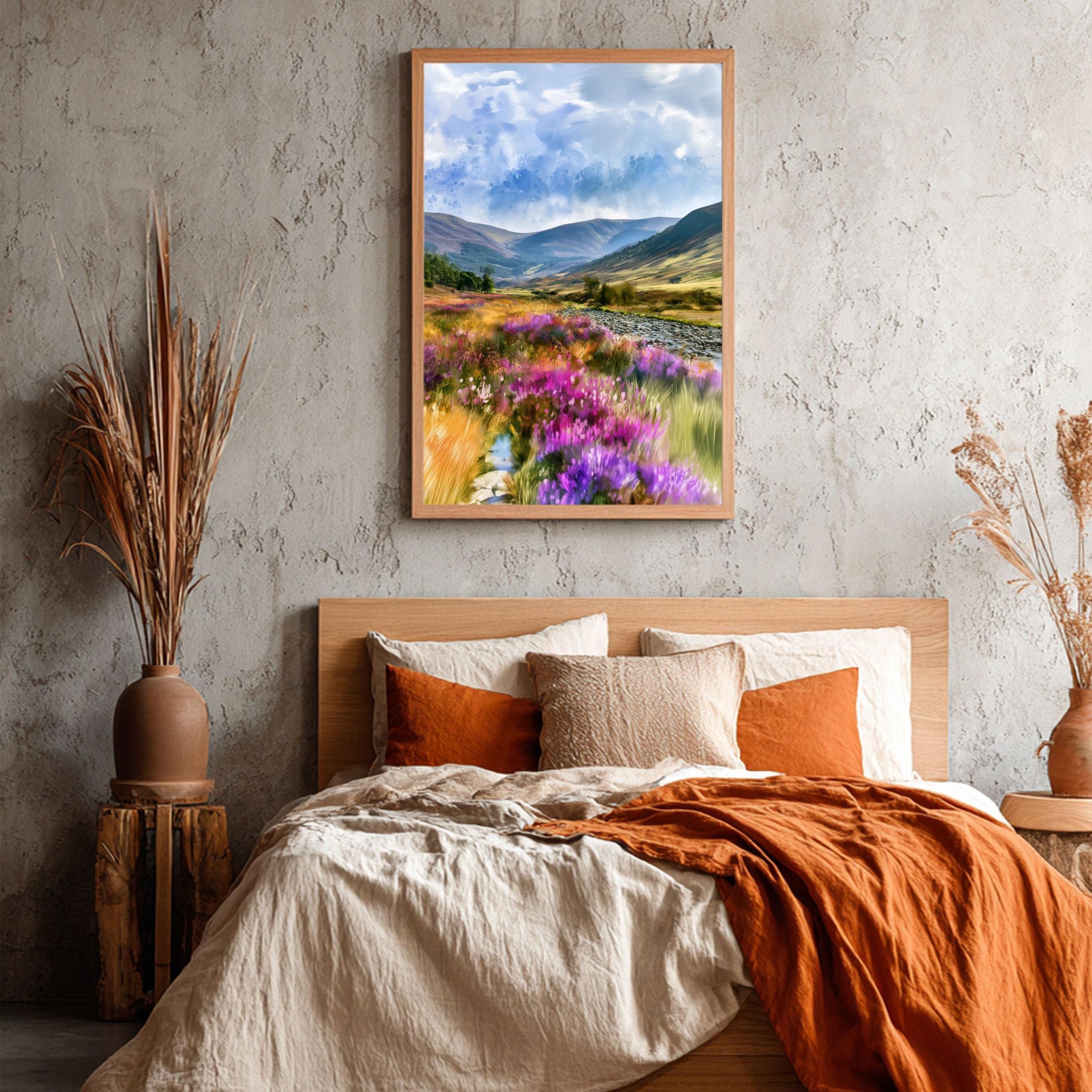 Cairngorms National Park Scotland UK Watercolor Print: UK Travel Art Poster - Image 4