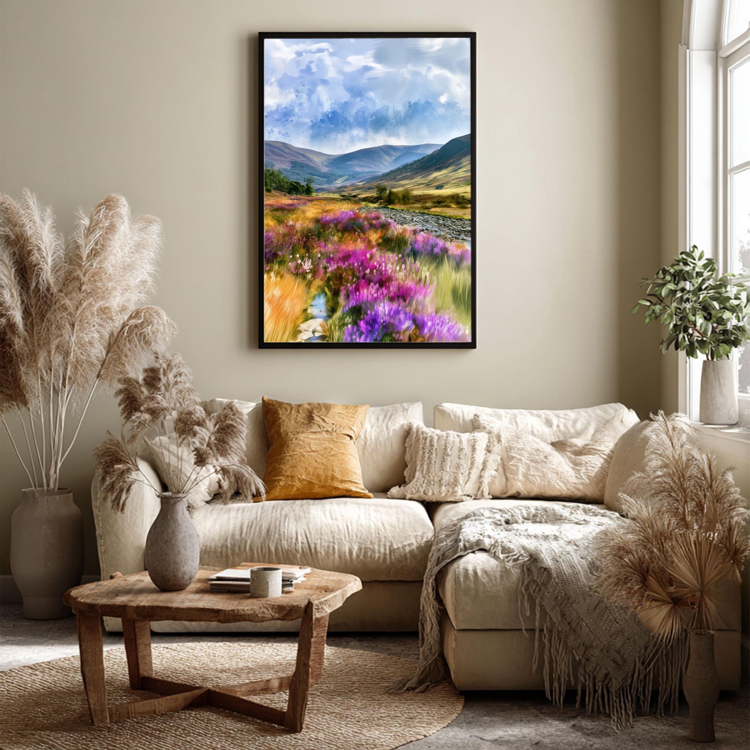 Cairngorms National Park Scotland UK Watercolor Print: UK Travel Art Poster - Image 7