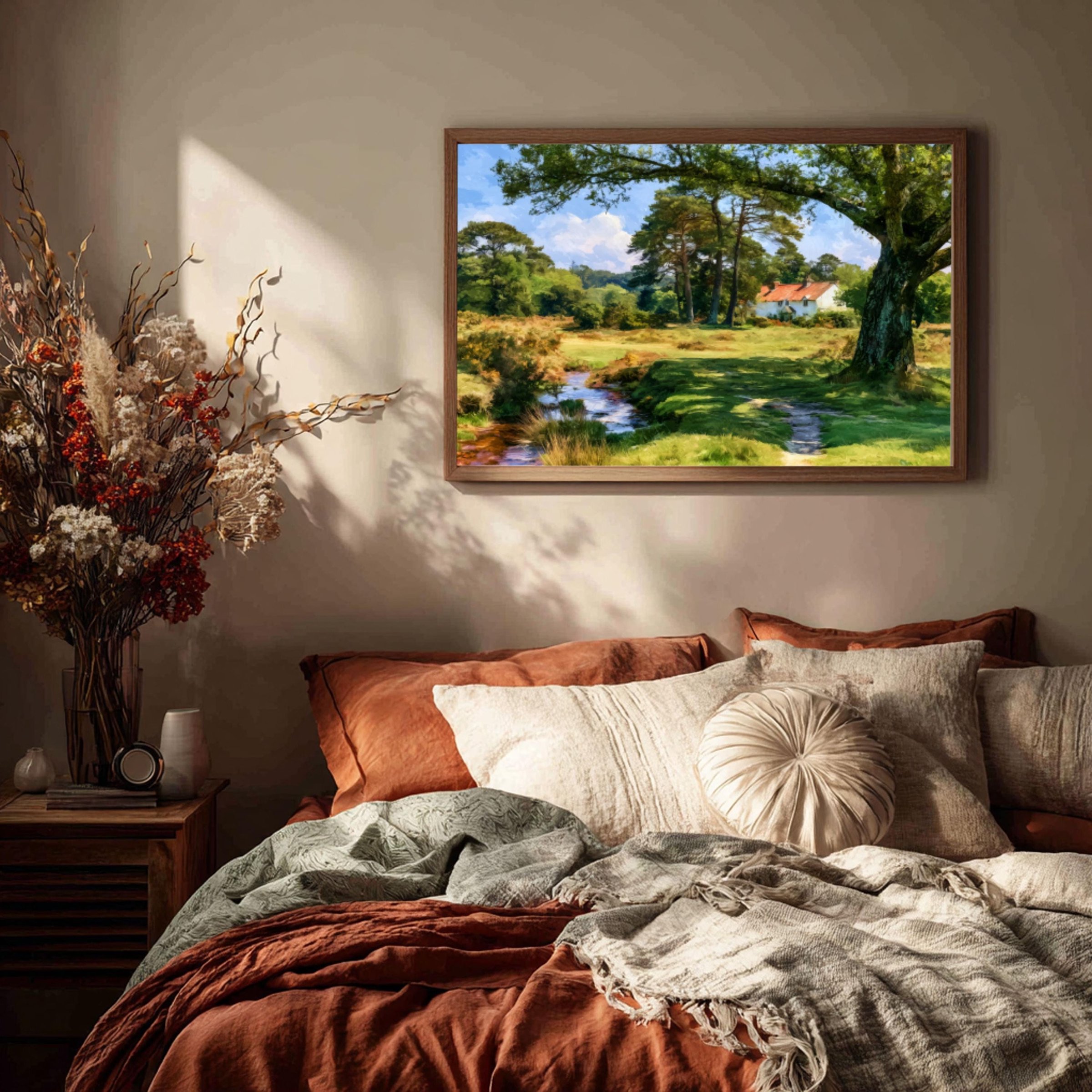 New Forest National Park England UK Watercolor Print: UK Travel Art Poster - Image 3
