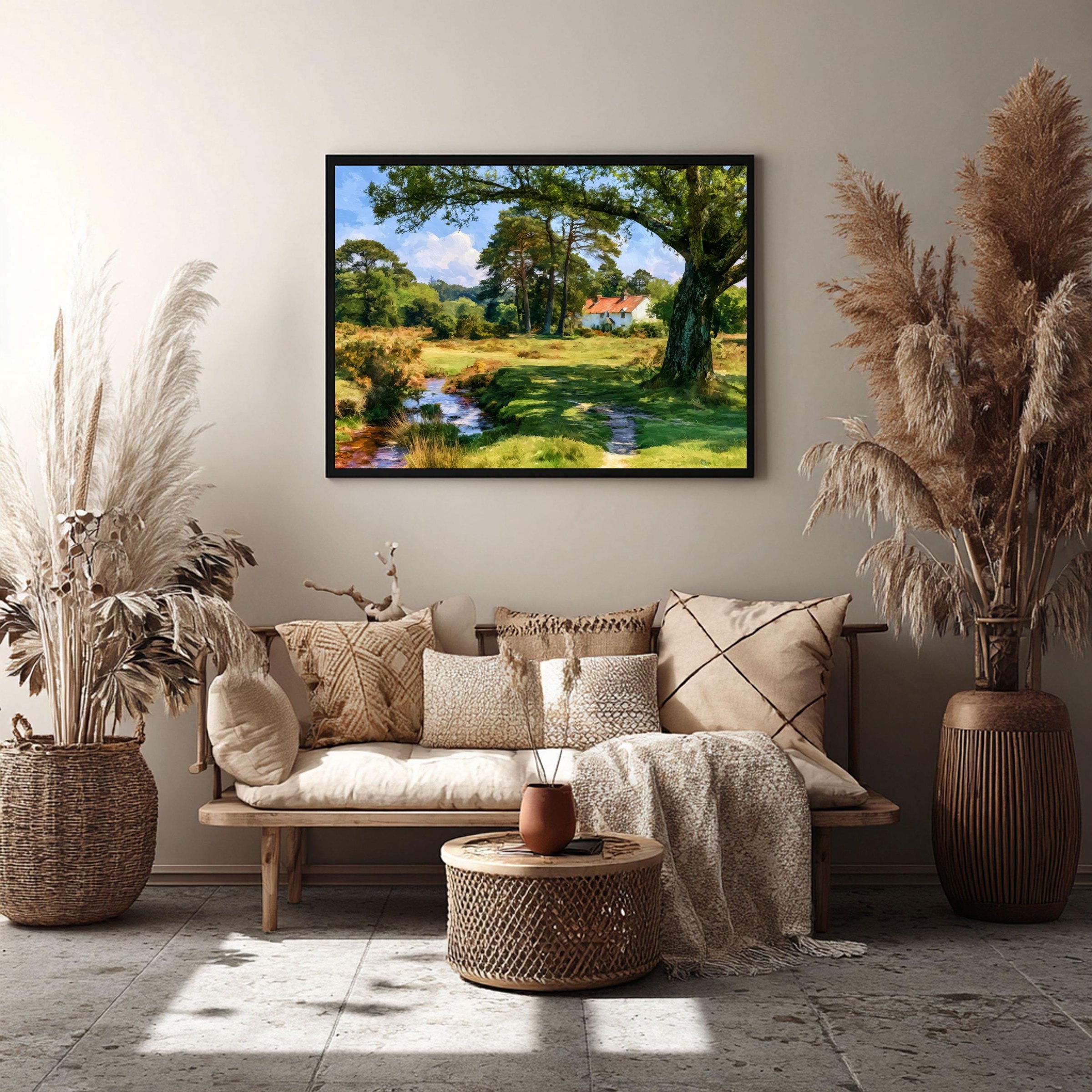 New Forest National Park England UK Watercolor Print: UK Travel Art Poster - Image 8