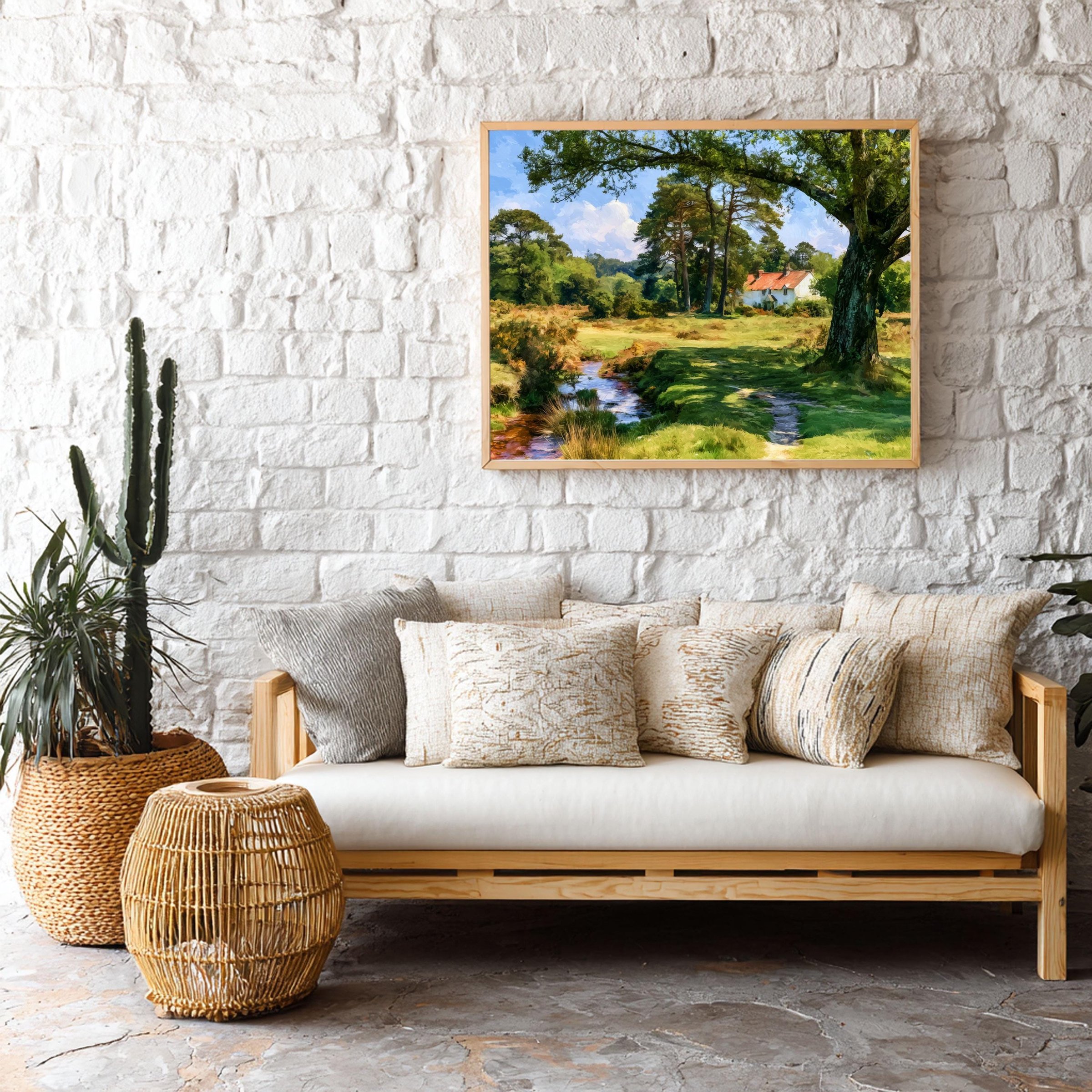 New Forest National Park England UK Watercolor Print: UK Travel Art Poster - Image 9