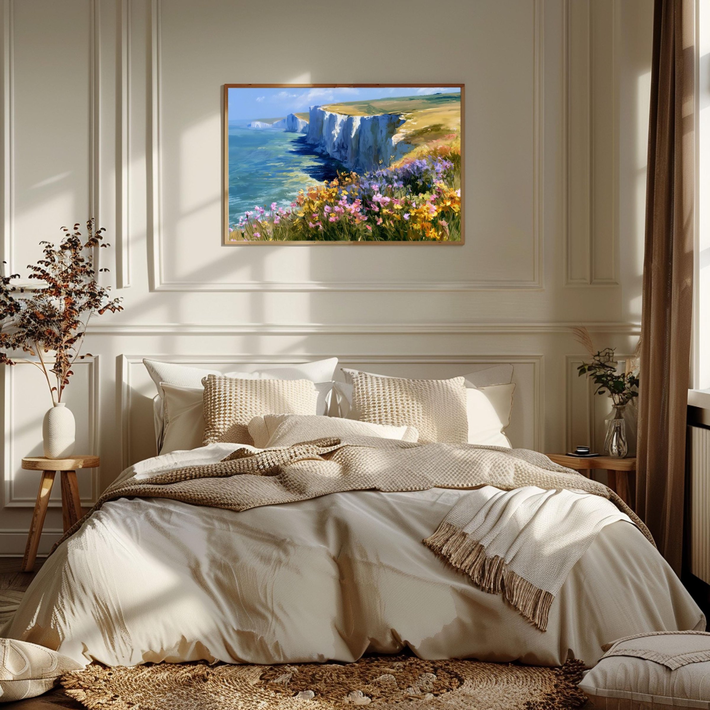 South Downs National Park Watercolor Print: UK Travel Art Poster - Image 2