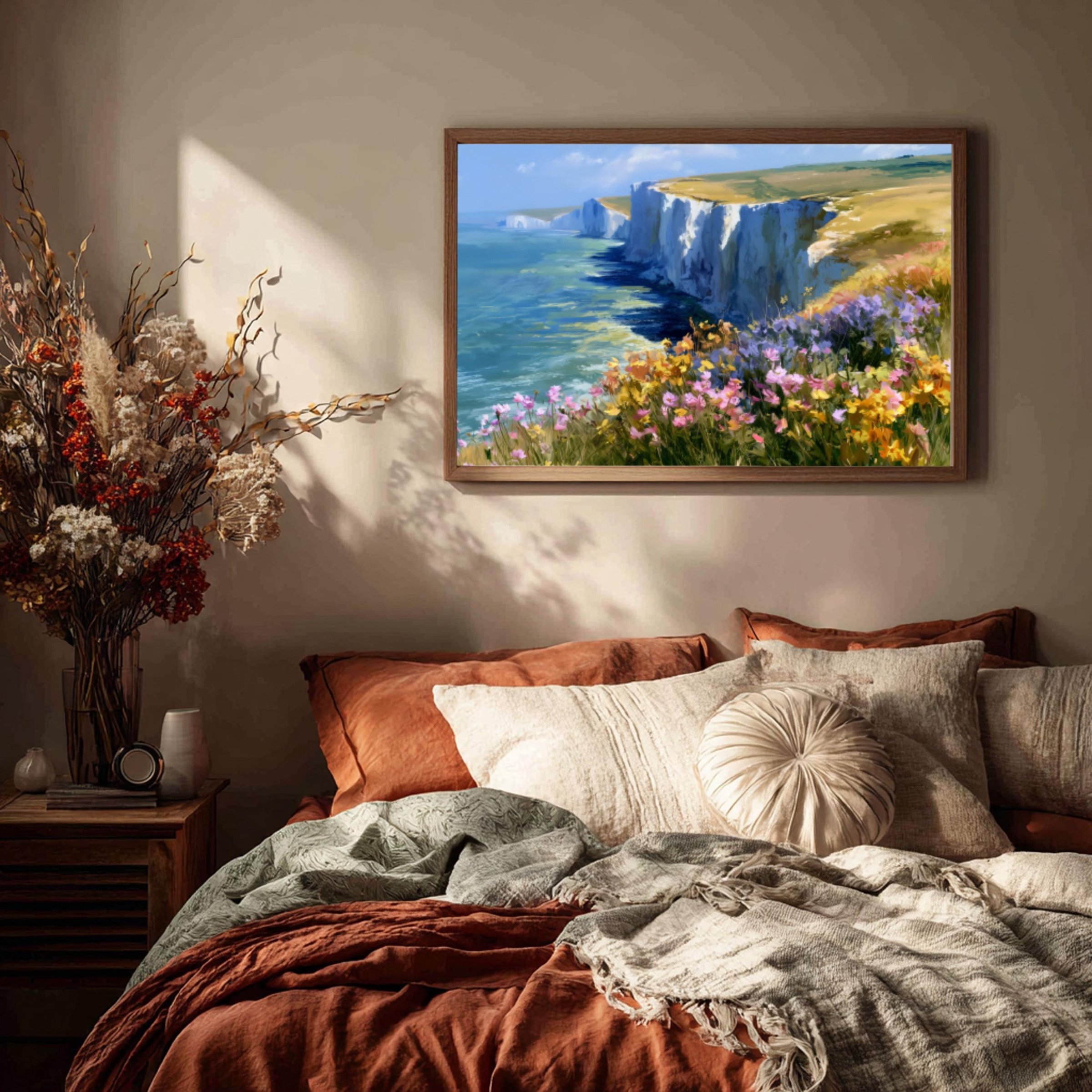 South Downs National Park Watercolor Print: UK Travel Art Poster - Image 3