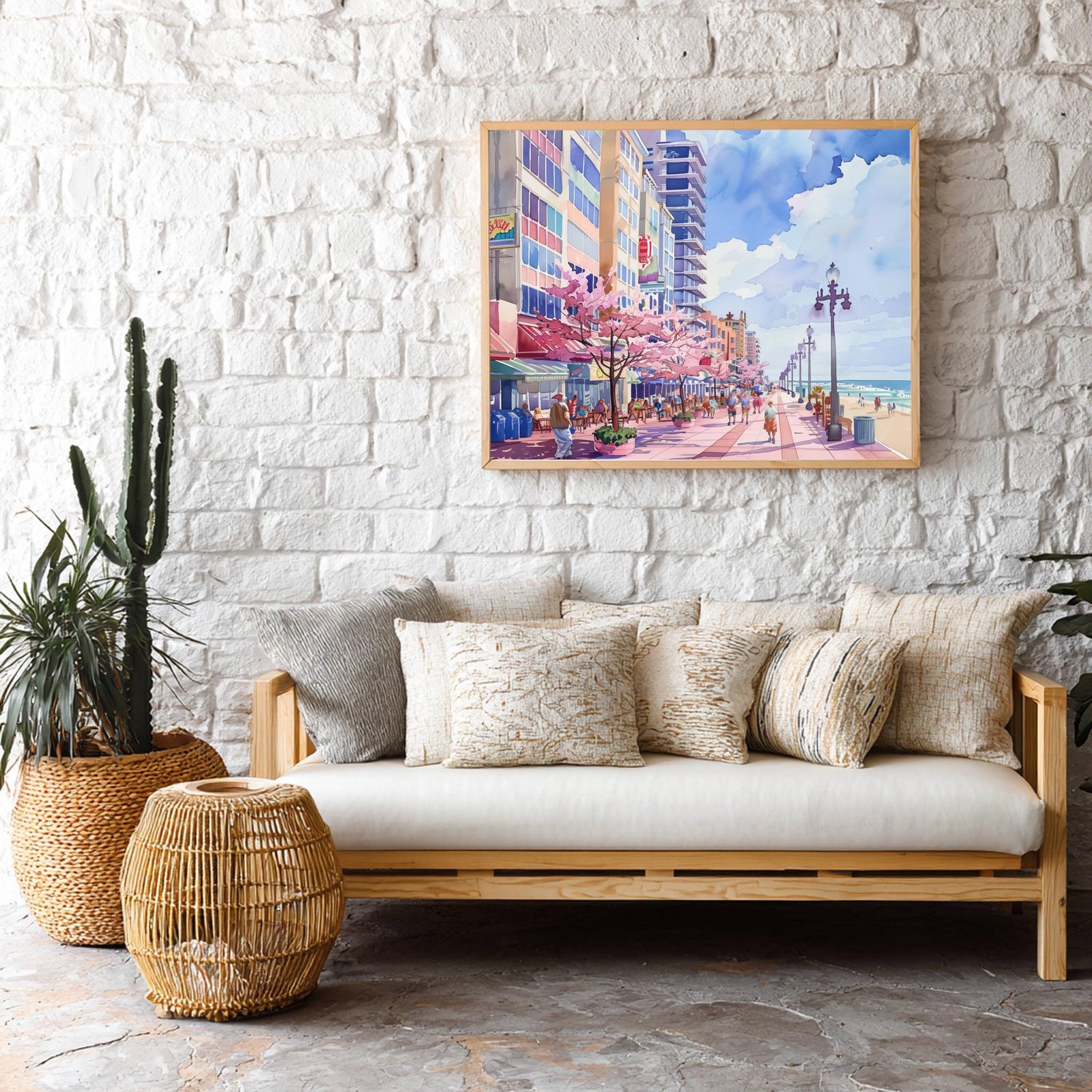 Ocean City Maryland Watercolor Print: USA Travel Art Poster - Image 9