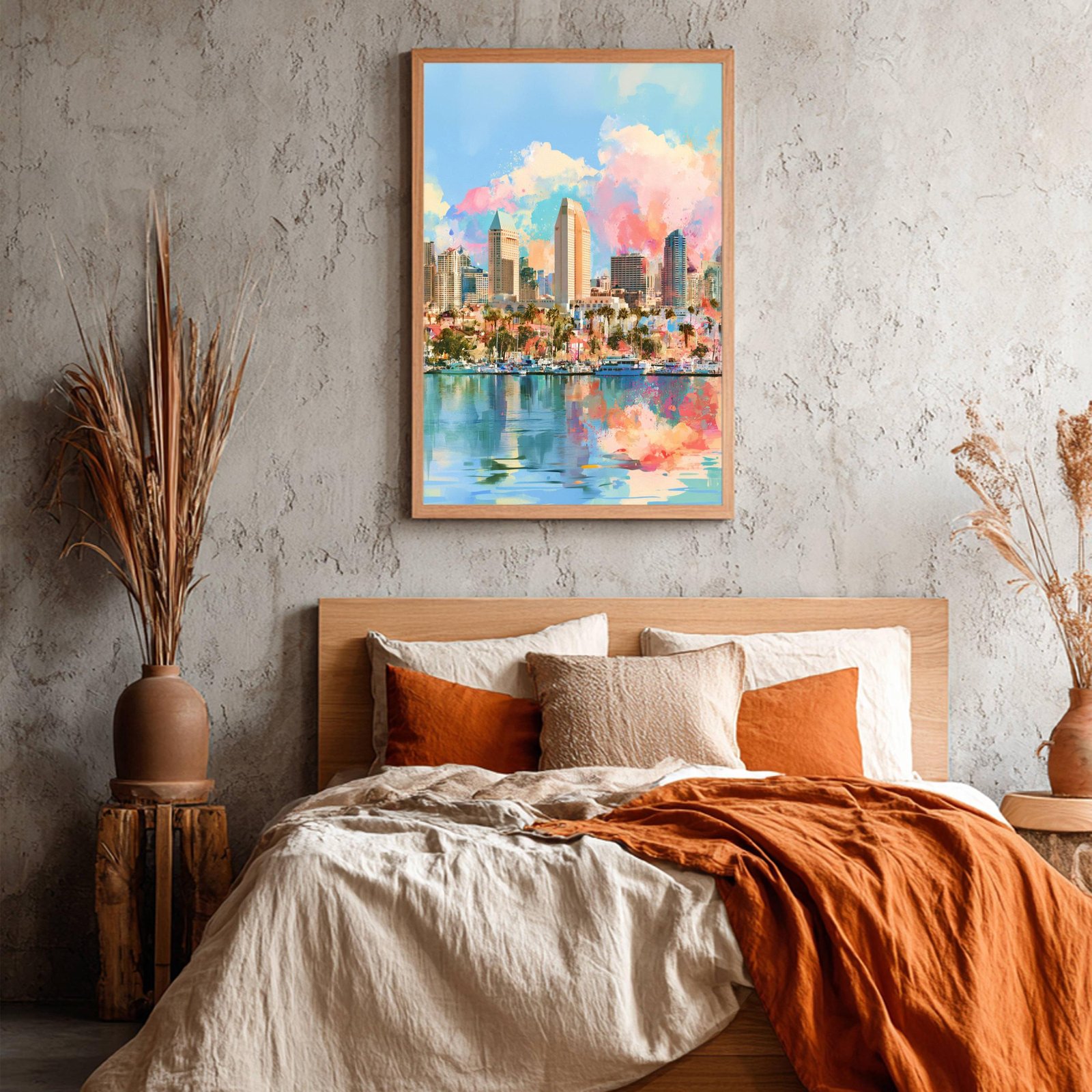 San Diego California USA Watercolor Print: American Travel Art Poster - Image 4