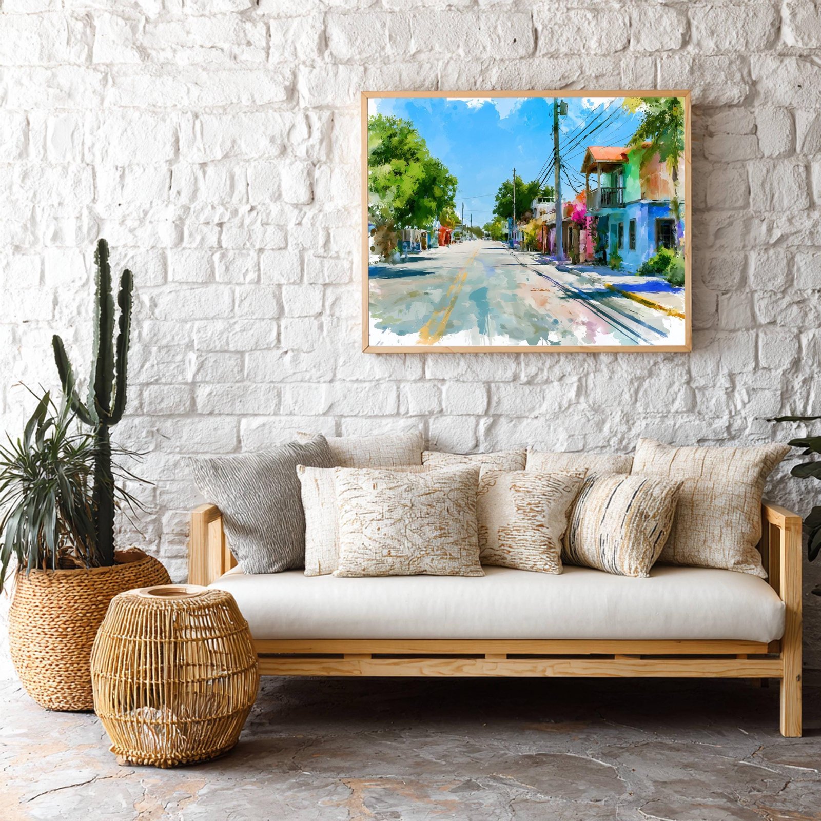 Key Largo Florida USA Watercolor Print: USA Travel Art Poster - Image 9
