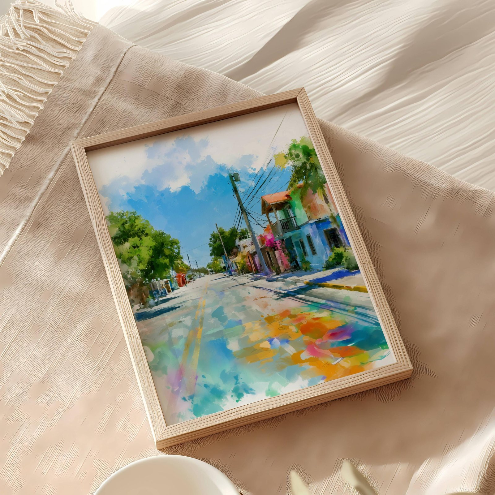 Key Largo Florida USA Watercolor Print: USA Travel Art Poster - Image 8
