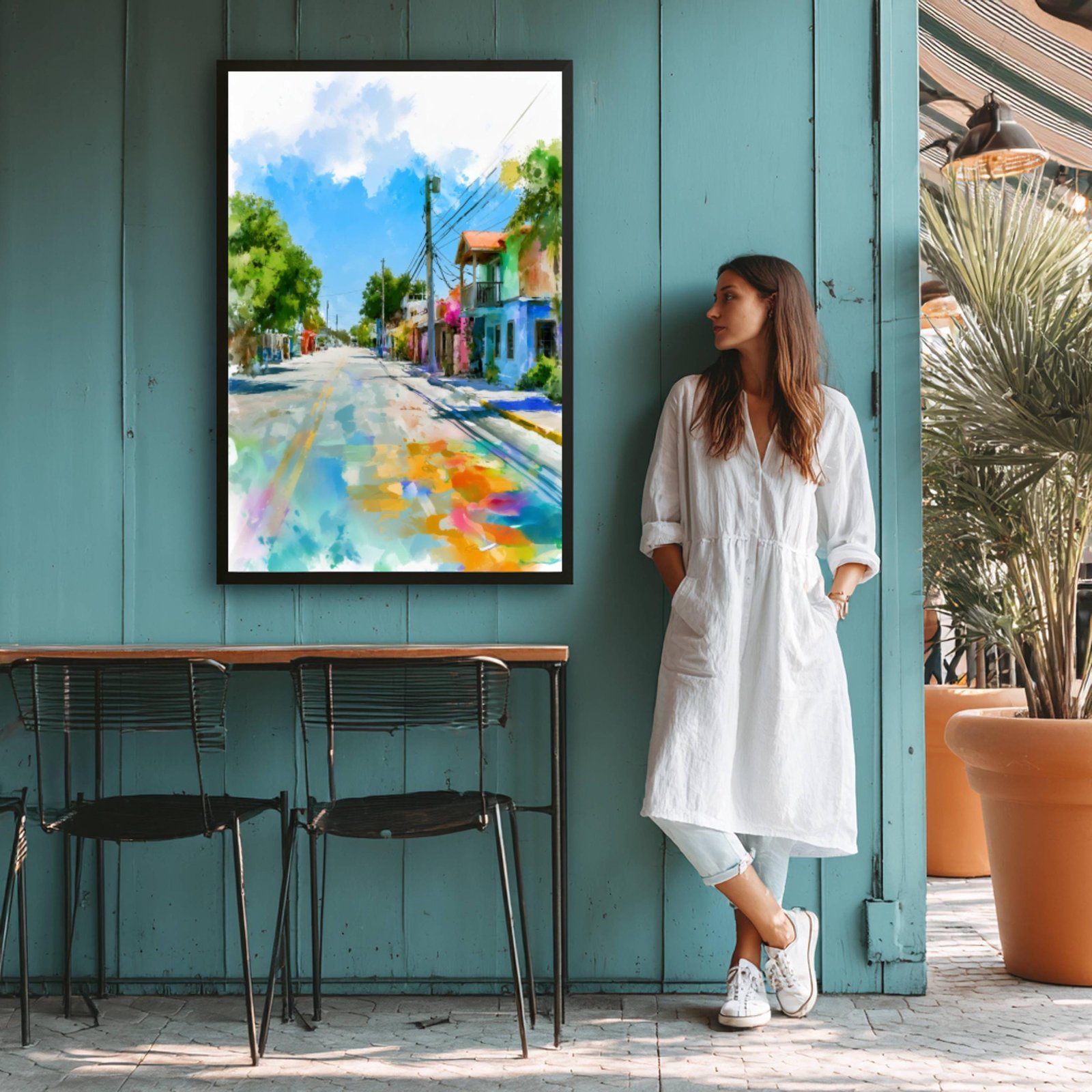 Key Largo Florida USA Watercolor Print: USA Travel Art Poster - Image 9