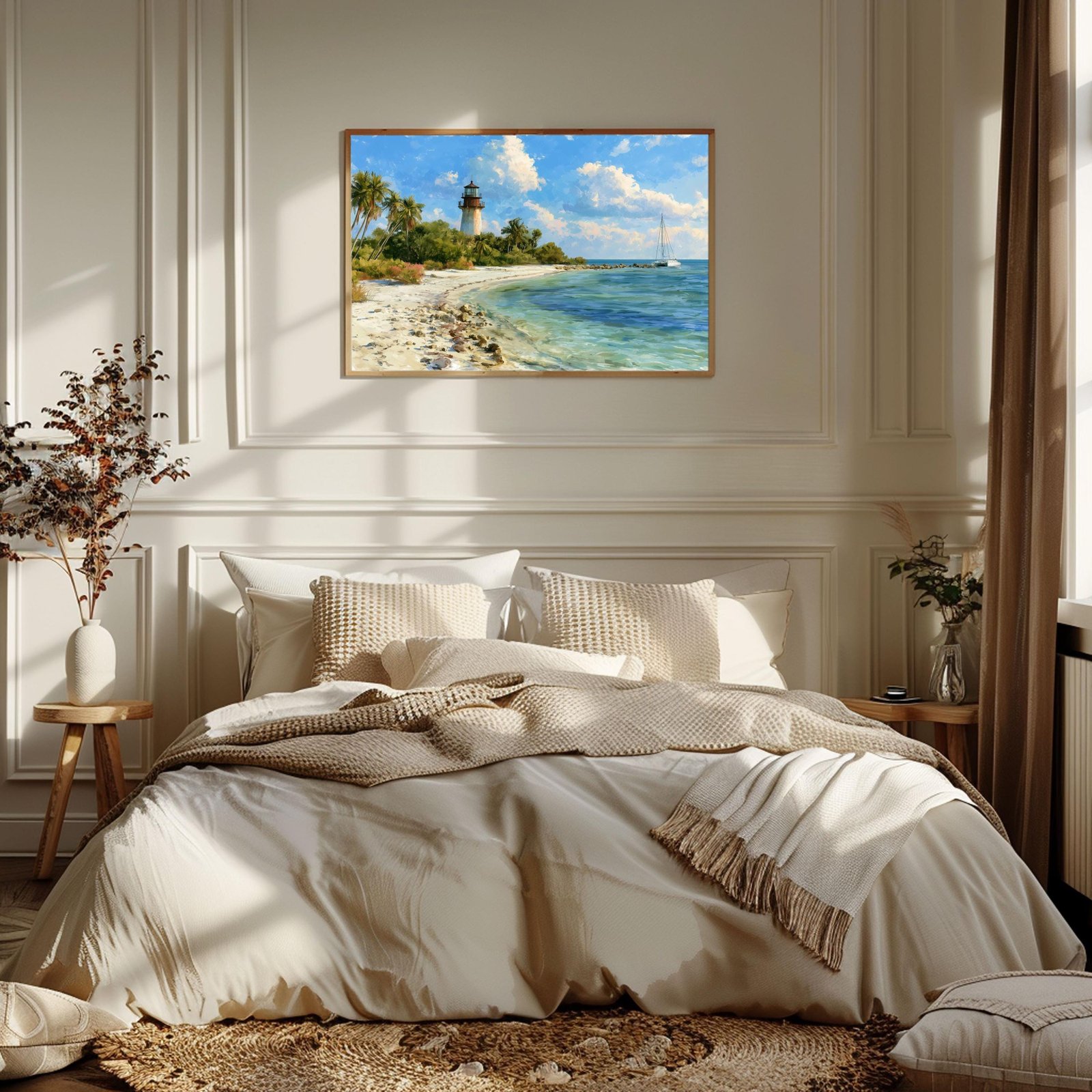 Lovers Key Florida USA Watercolor Print: USA Travel Art Poster - Image 2