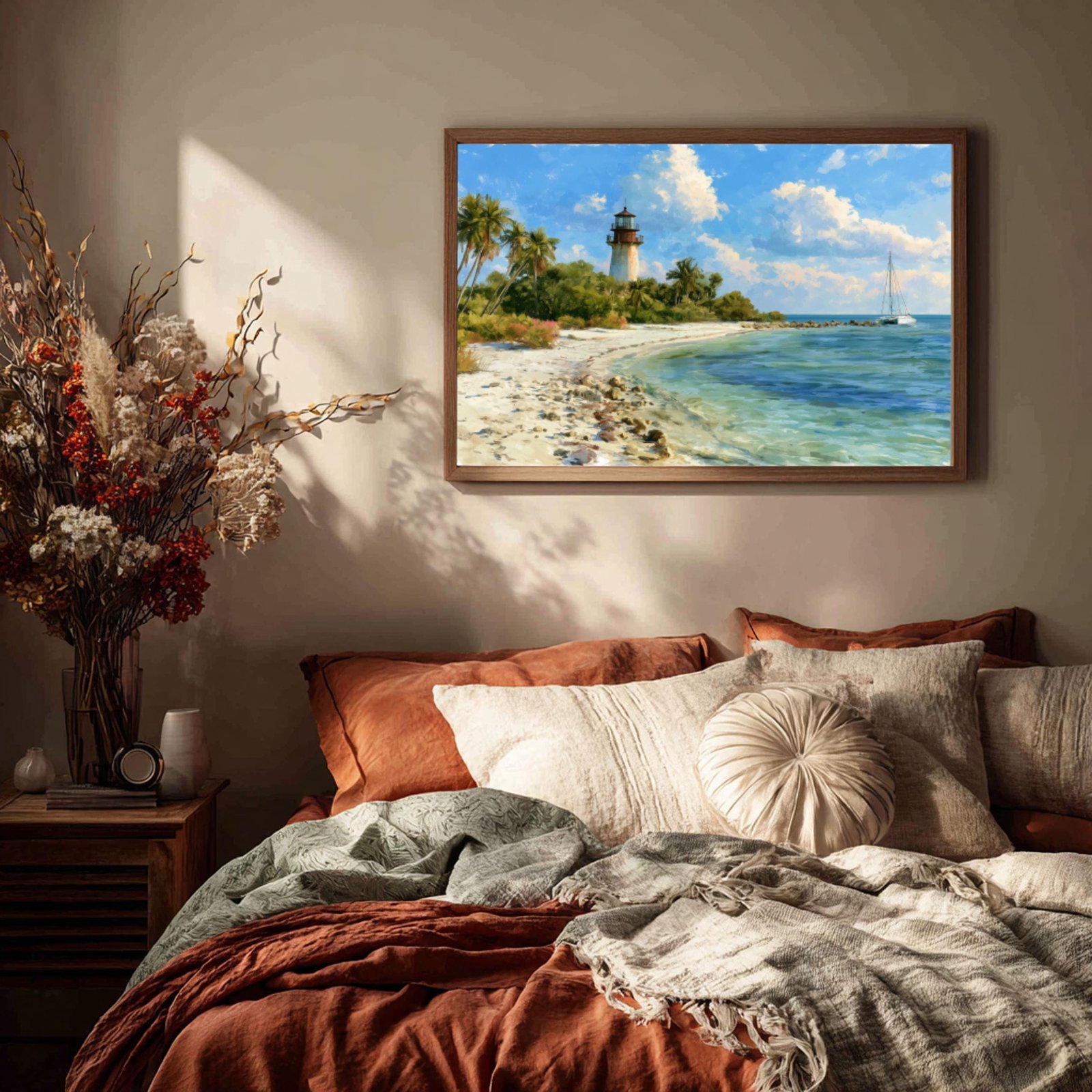 Lovers Key Florida USA Watercolor Print: USA Travel Art Poster - Image 3