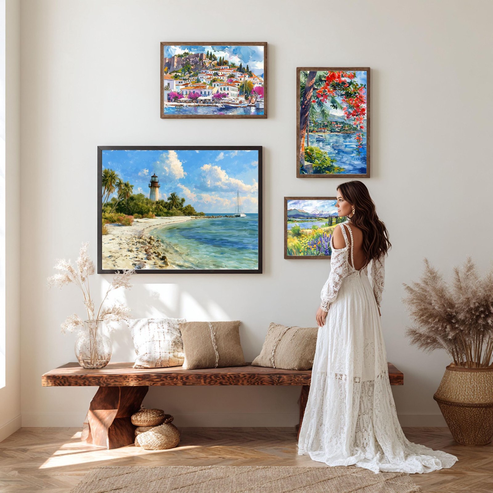 Lovers Key Florida USA Watercolor Print: USA Travel Art Poster - Image 4