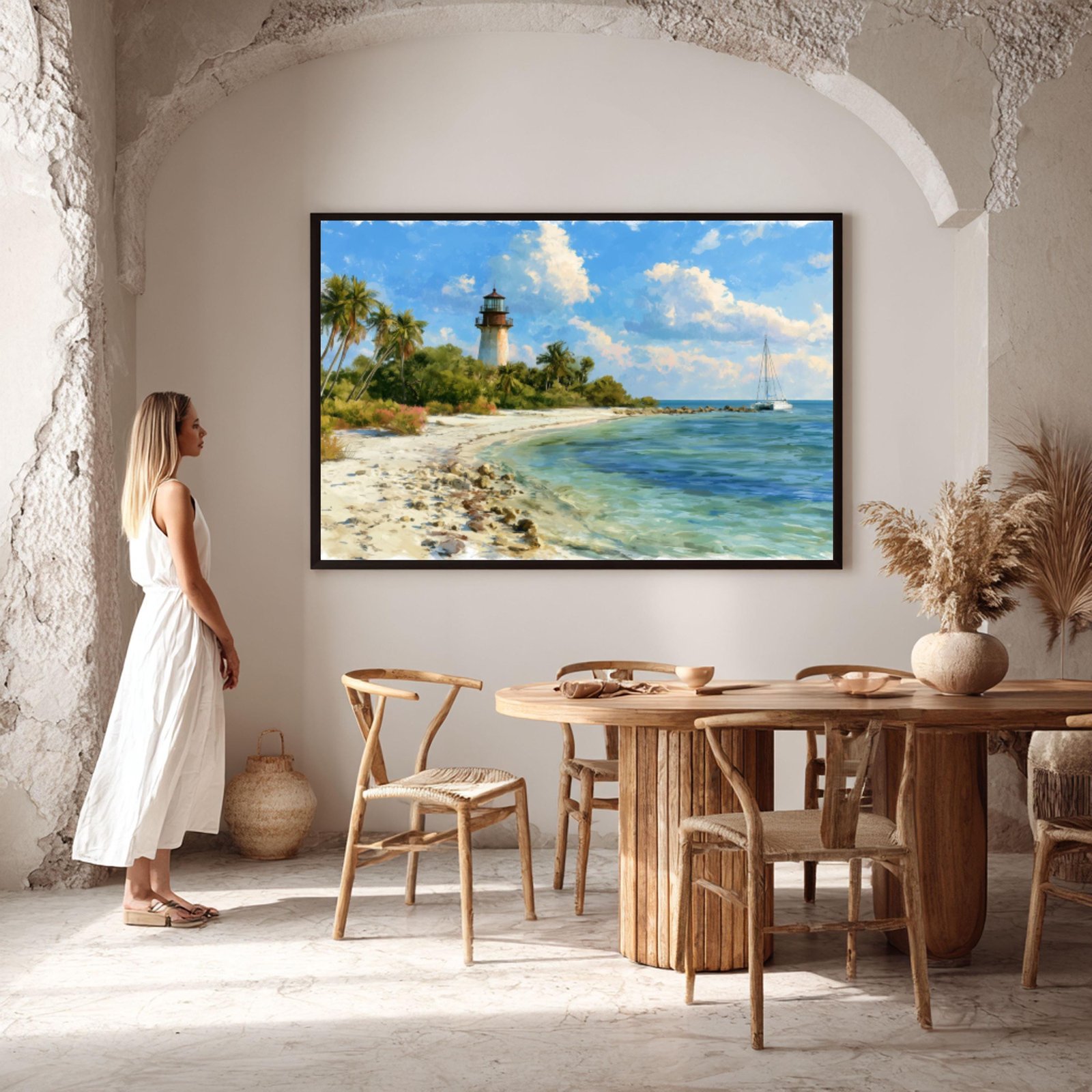 Lovers Key Florida USA Watercolor Print: USA Travel Art Poster - Image 6