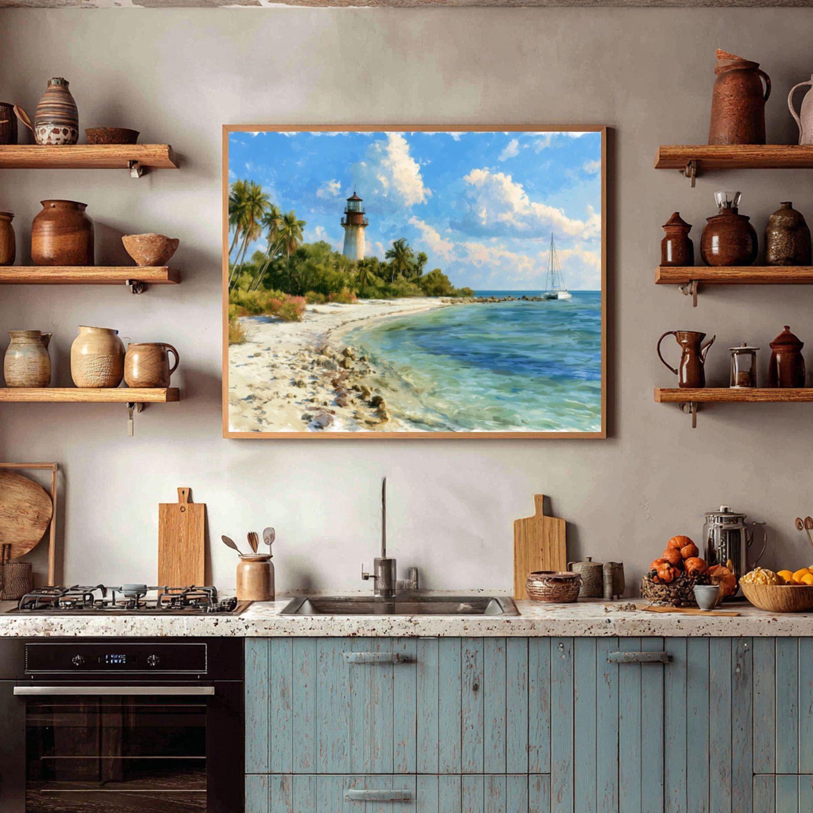 Lovers Key Florida USA Watercolor Print: USA Travel Art Poster - Image 7
