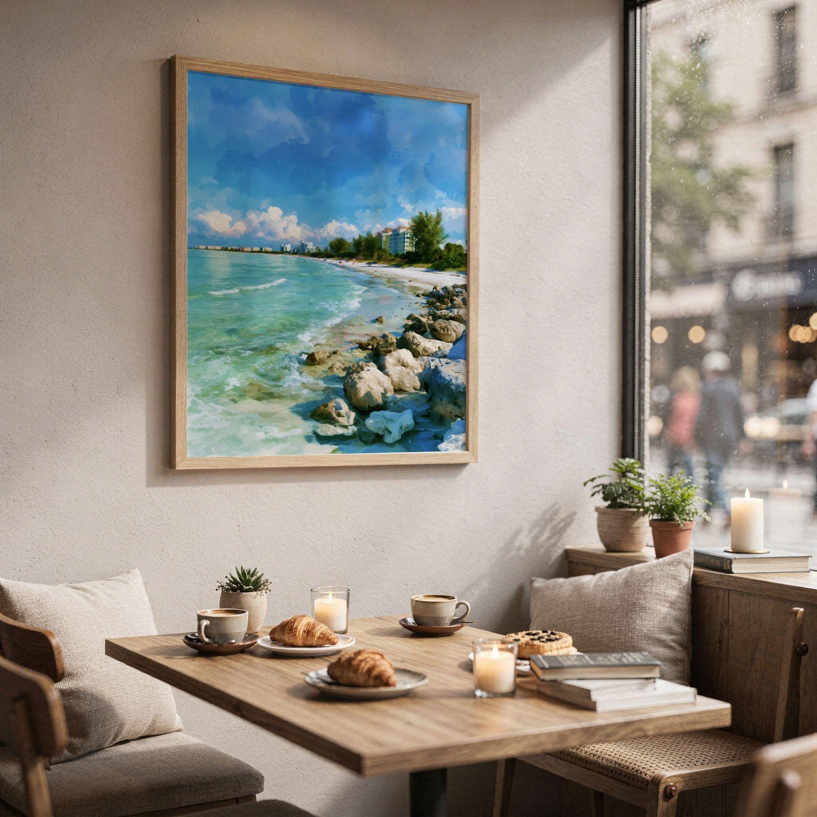 Siesta Key Florida USA Watercolor Print: USA Travel Art Poster - Image 3