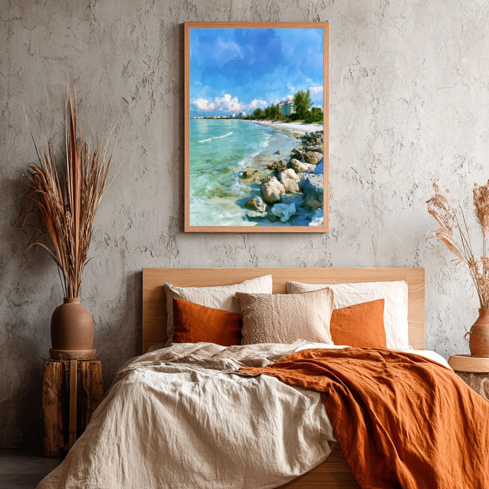 Siesta Key Florida USA Watercolor Print: USA Travel Art Poster - Image 4