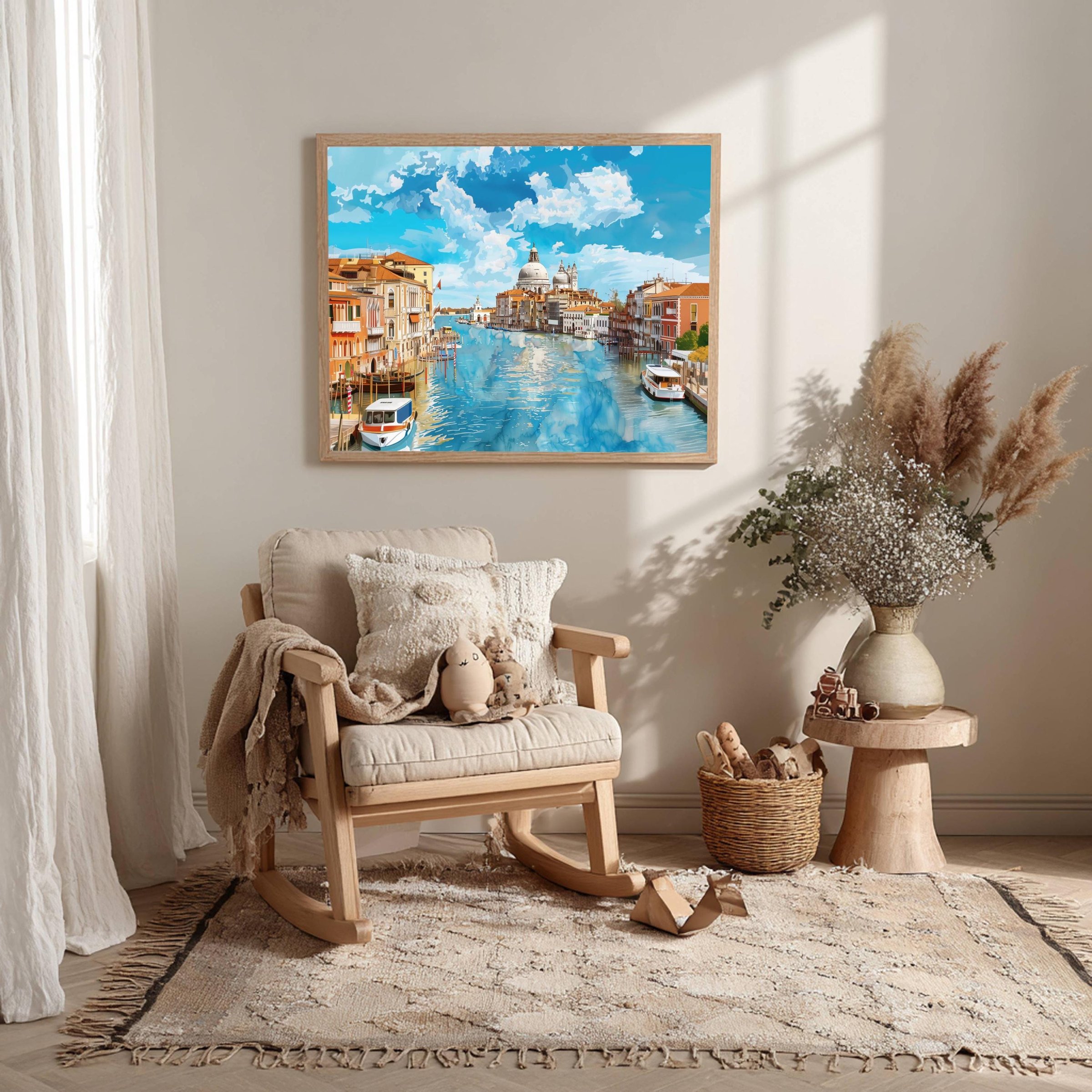 Grand Canal Venice Italy Watercolor Print: Europe Travel Art Poster - Image 10