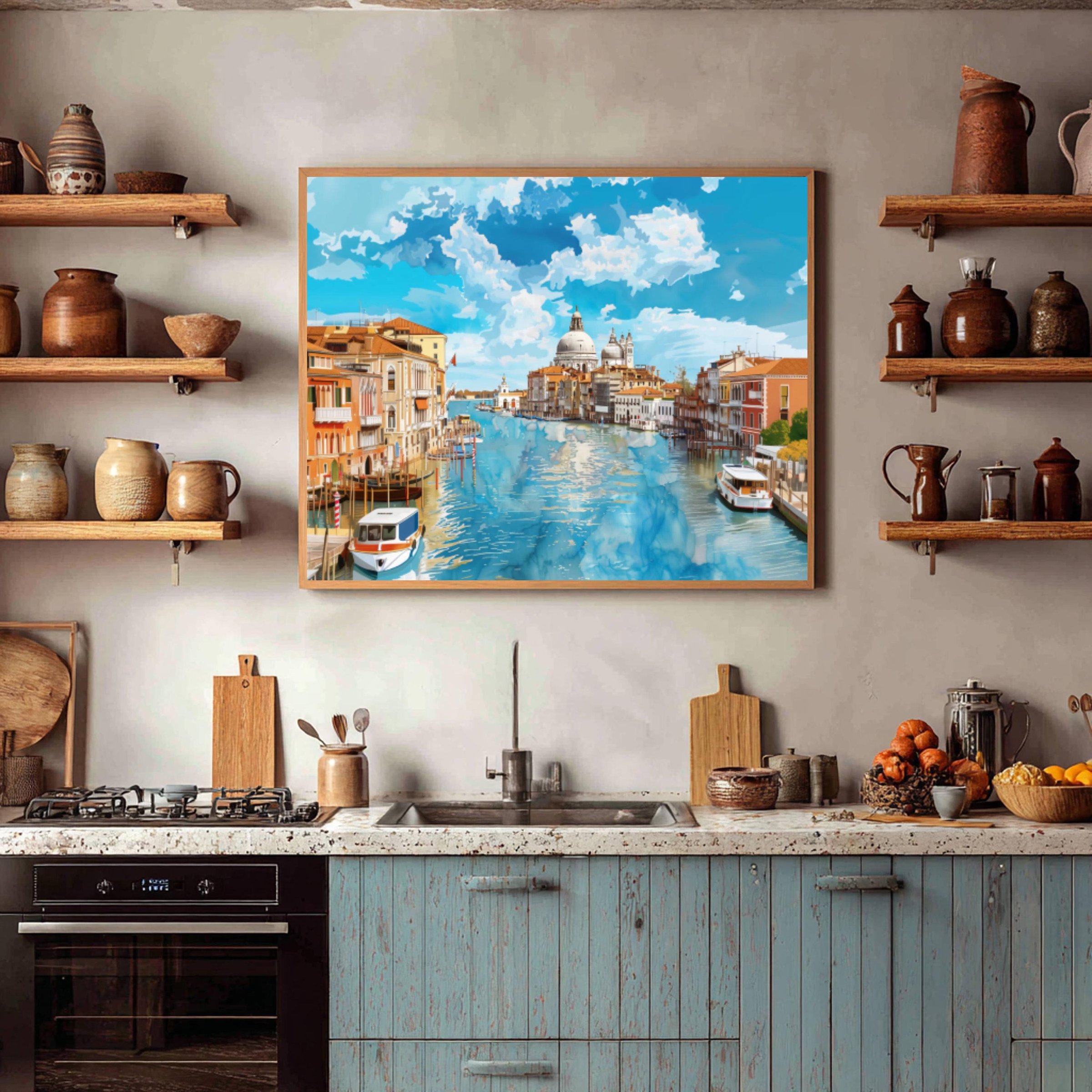 Grand Canal Venice Italy Watercolor Print: Europe Travel Art Poster - Image 7