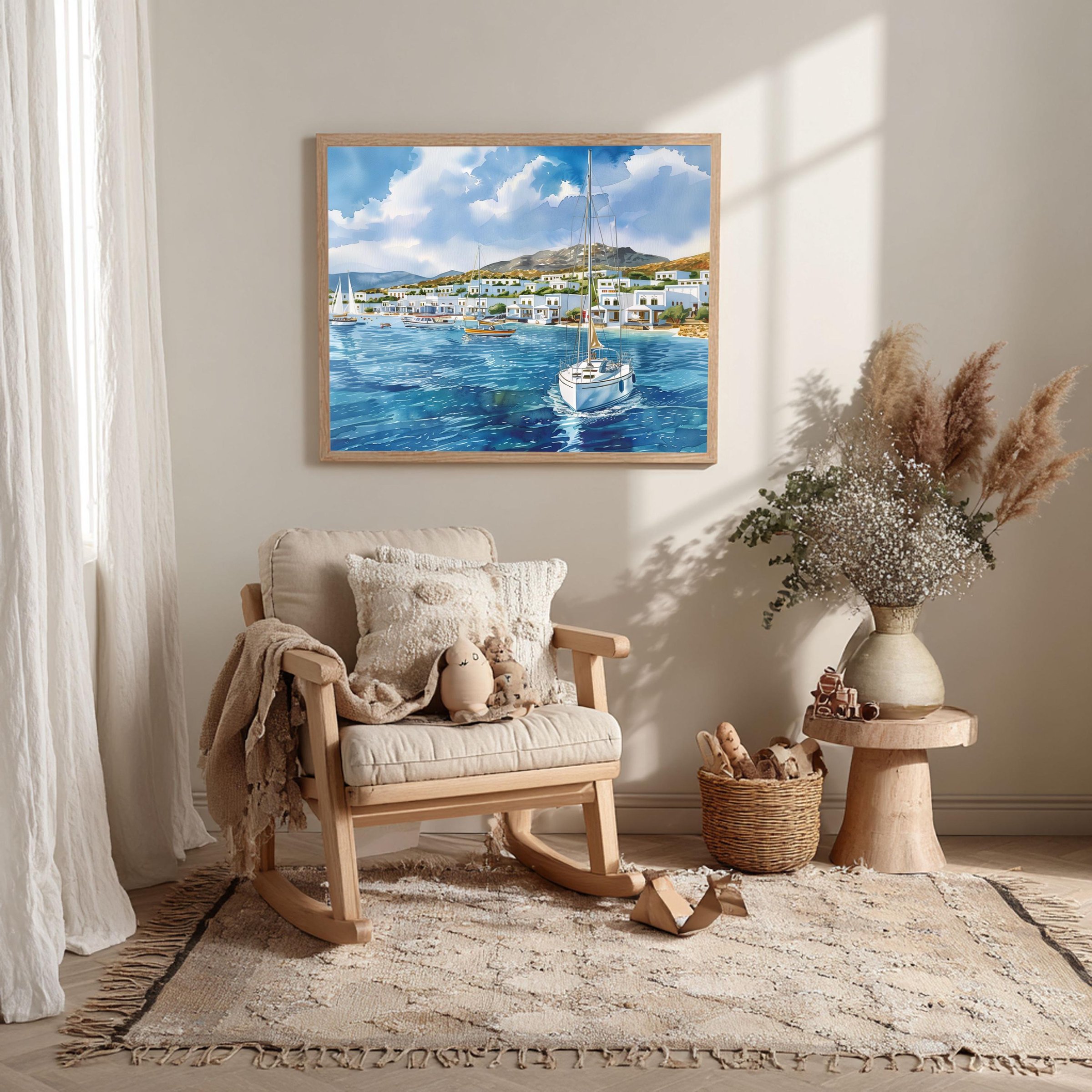 Kos Island Greece Watercolor Print: Greek Travel Art Poster - Image 10
