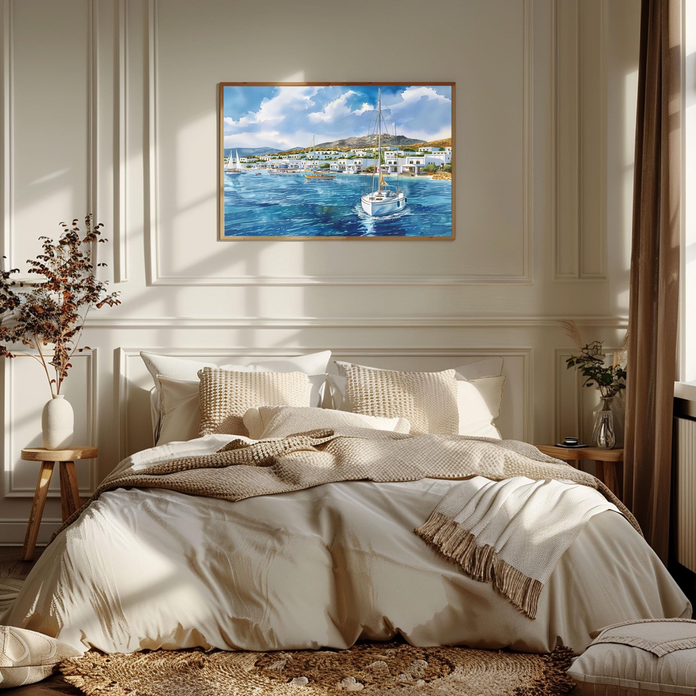Kos Island Greece Watercolor Print: Greek Travel Art Poster - Image 2