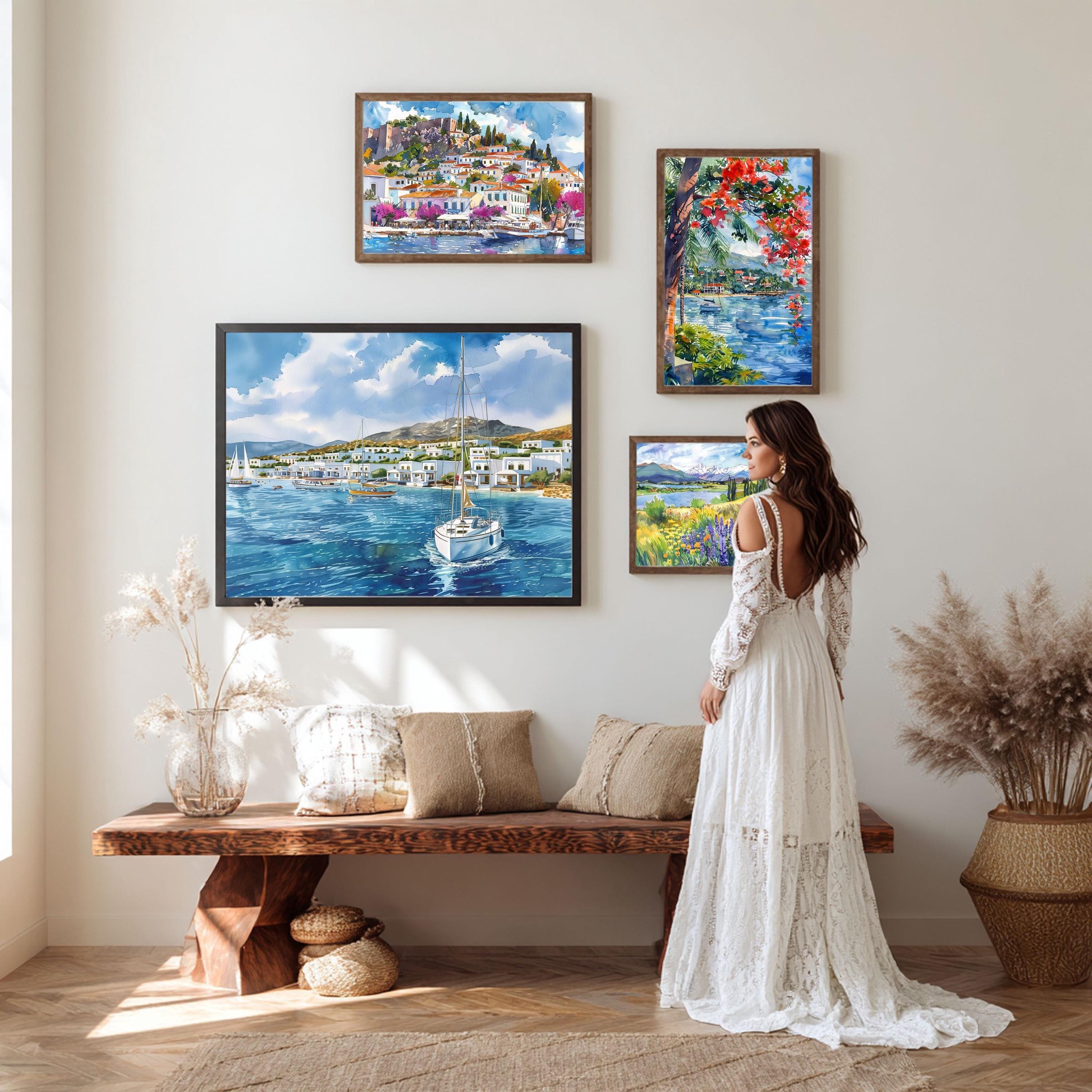 Kos Island Greece Watercolor Print: Greek Travel Art Poster - Image 4