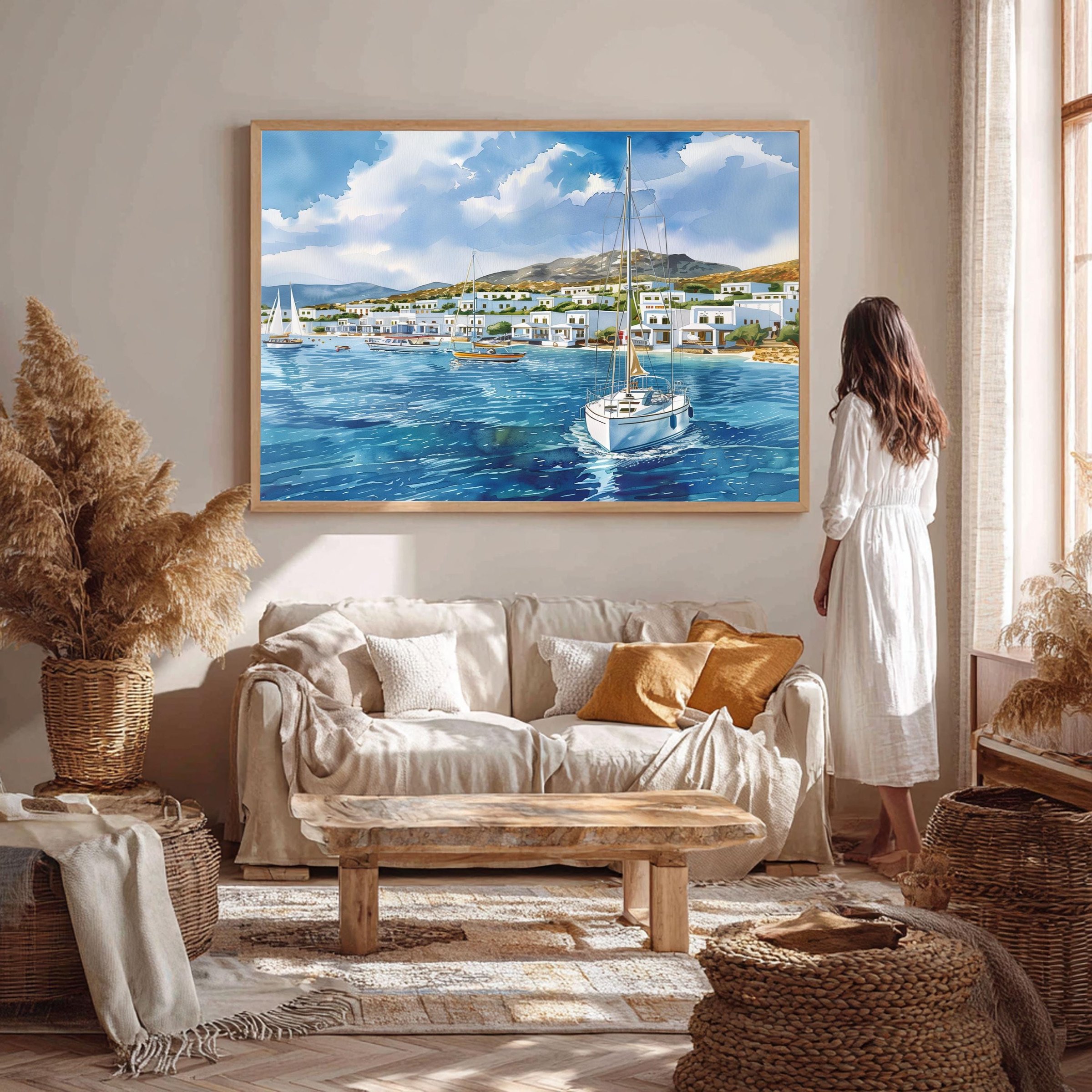 Kos Island Greece Watercolor Print: Greek Travel Art Poster - Image 5