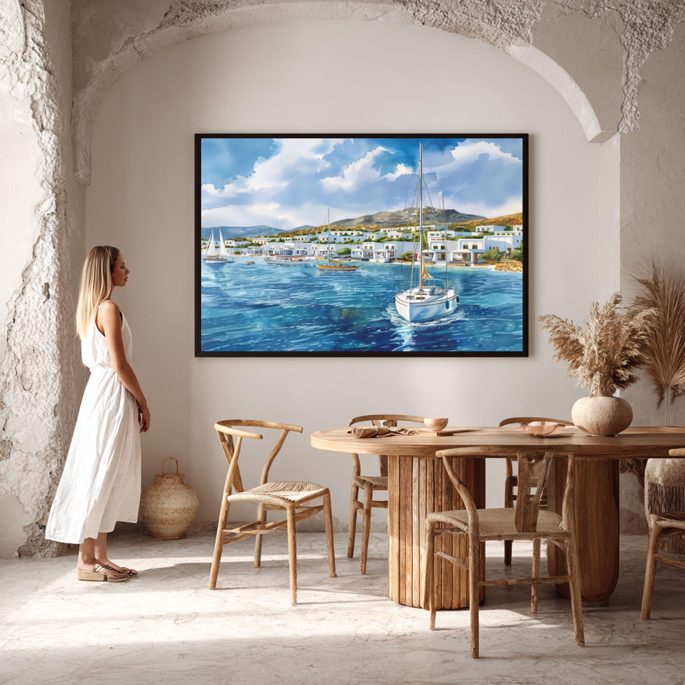 Kos Island Greece Watercolor Print: Greek Travel Art Poster - Image 6