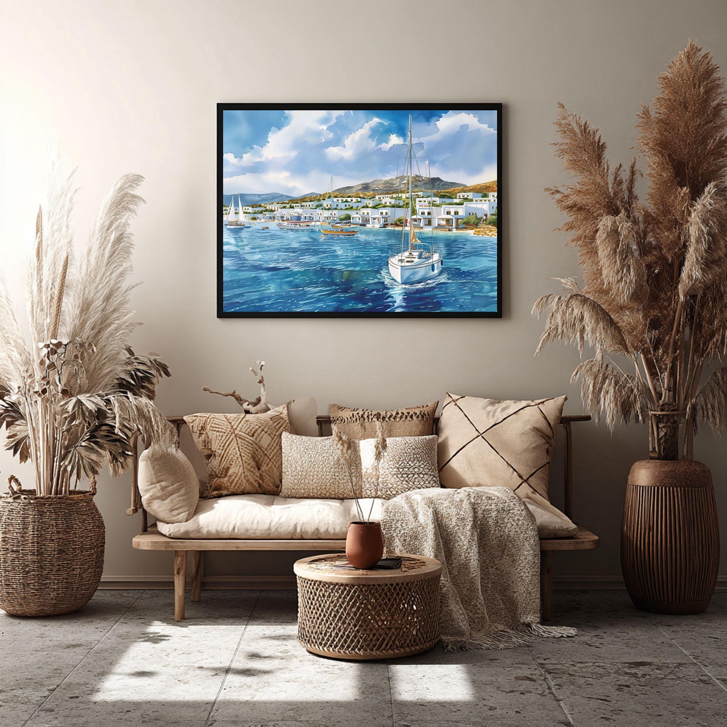 Kos Island Greece Watercolor Print: Greek Travel Art Poster - Image 8