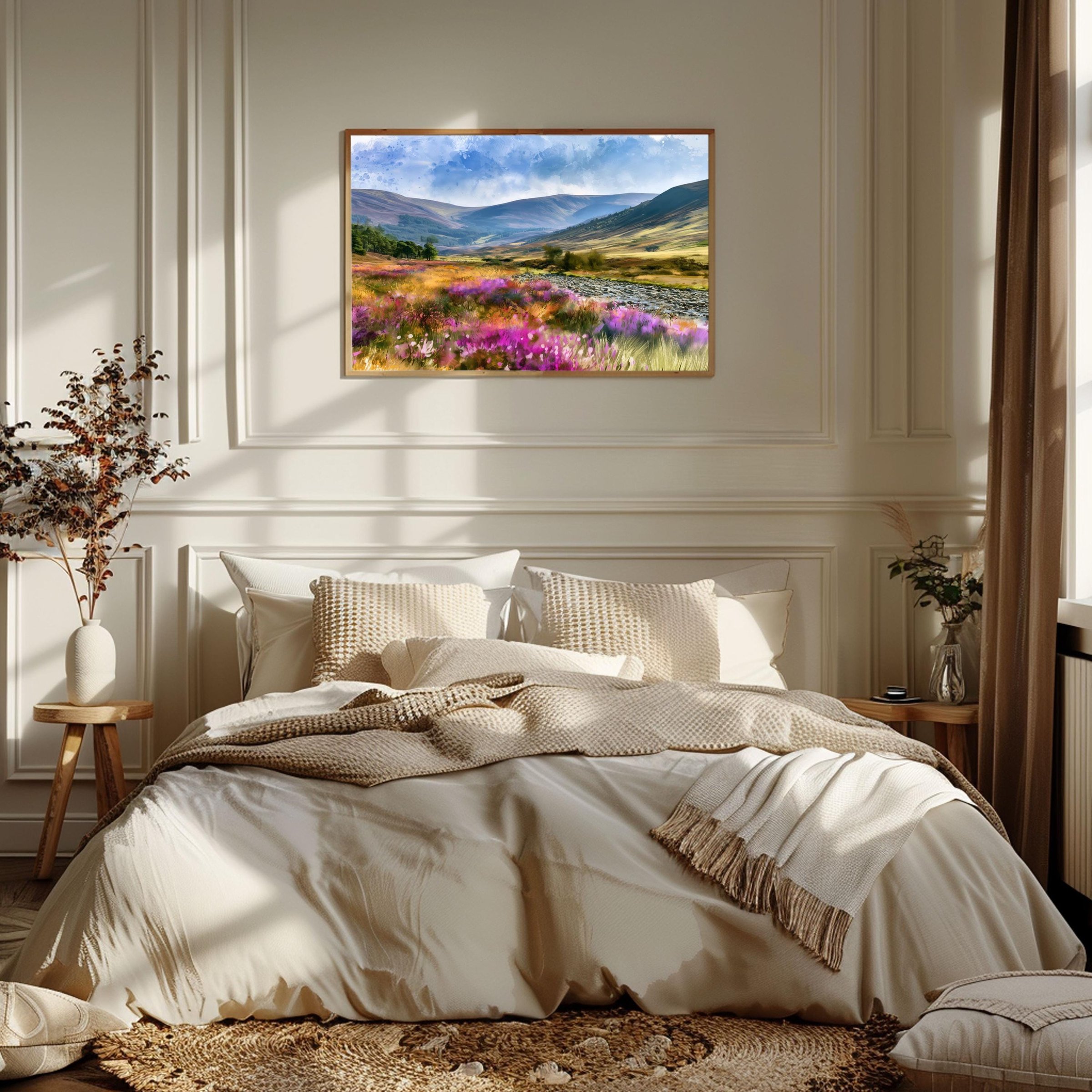 Cairngorms National Park Scotland Watercolor Print: UK Travel Art Poster - Image 2