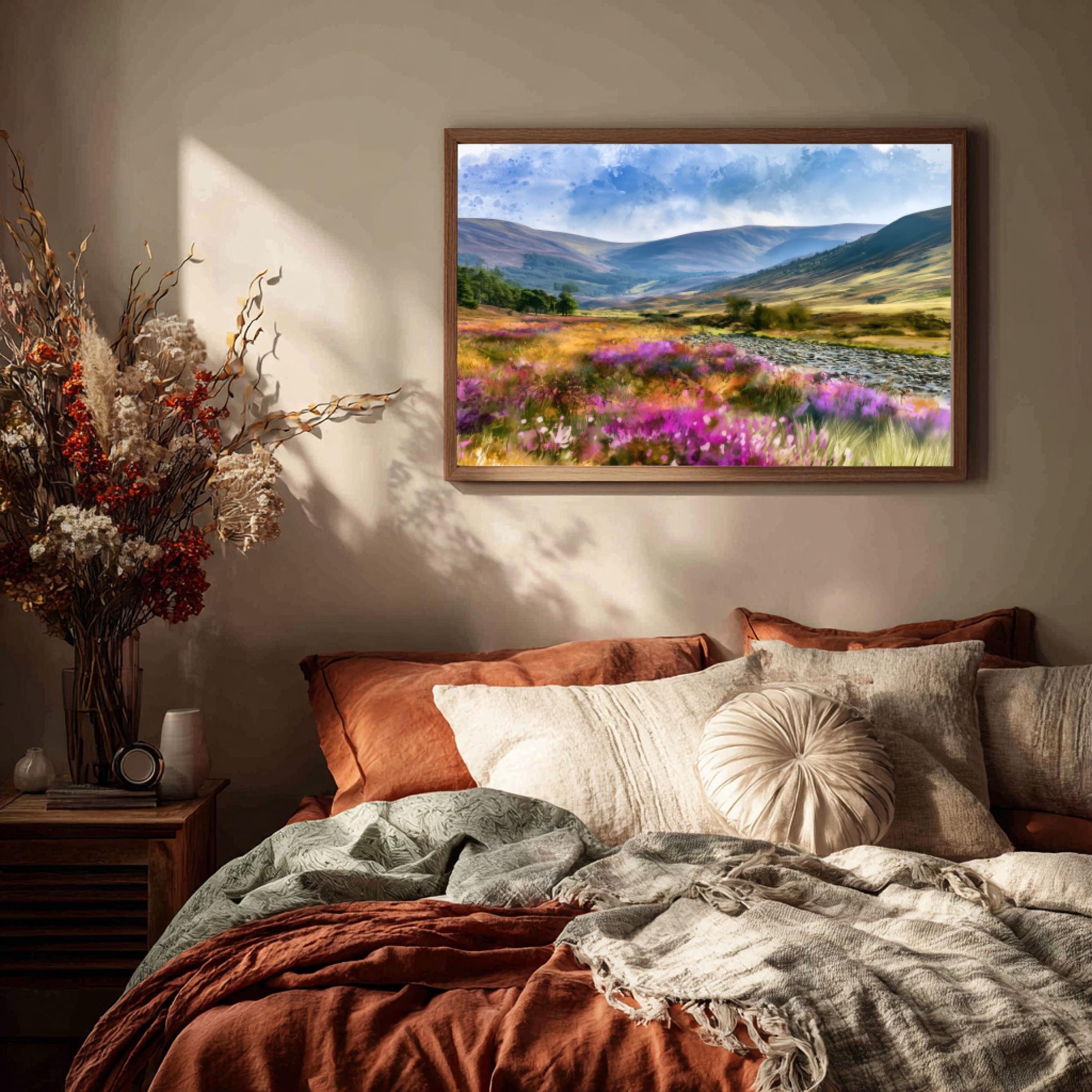 Cairngorms National Park Scotland Watercolor Print: UK Travel Art Poster - Image 3