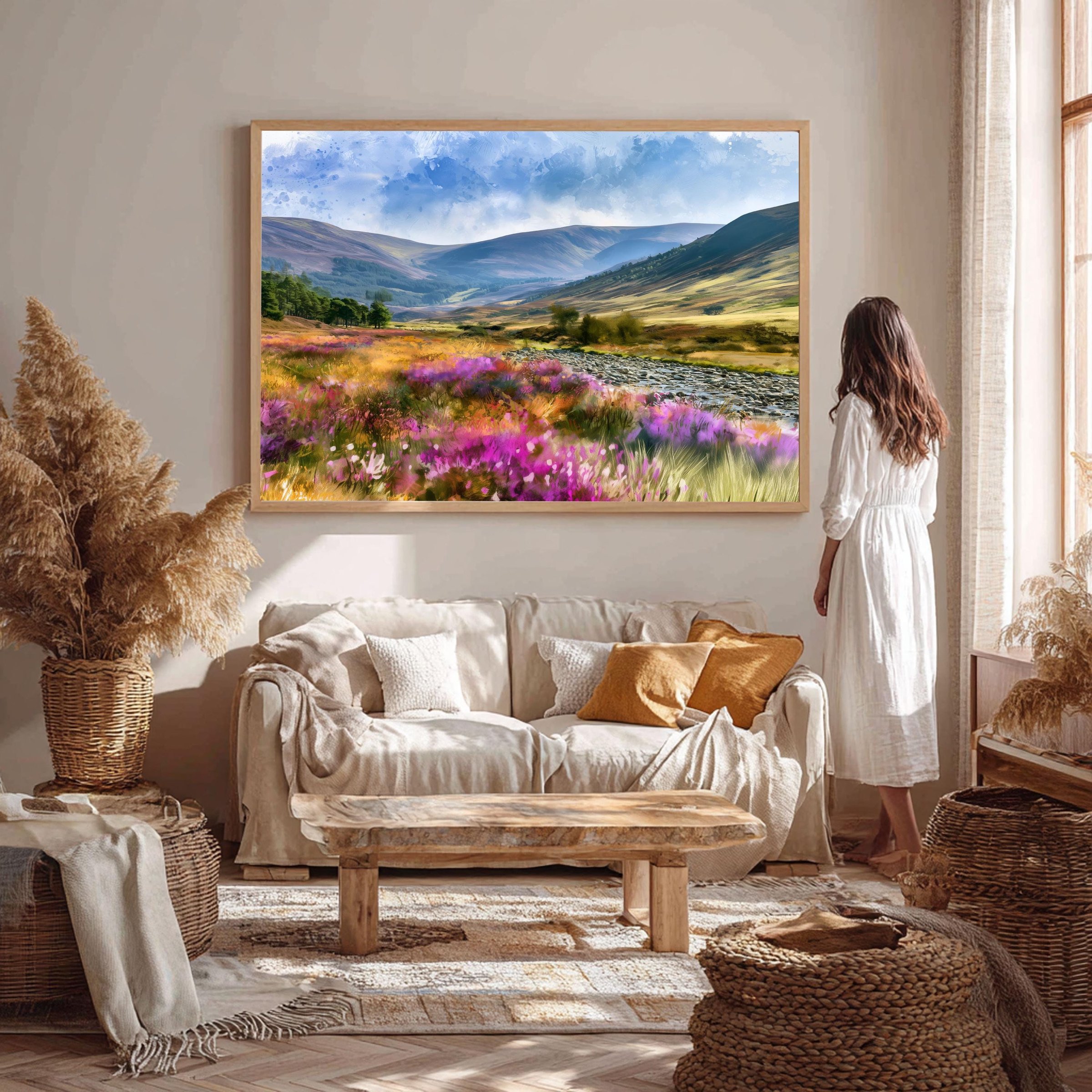 Cairngorms National Park Scotland Watercolor Print: UK Travel Art Poster - Image 5