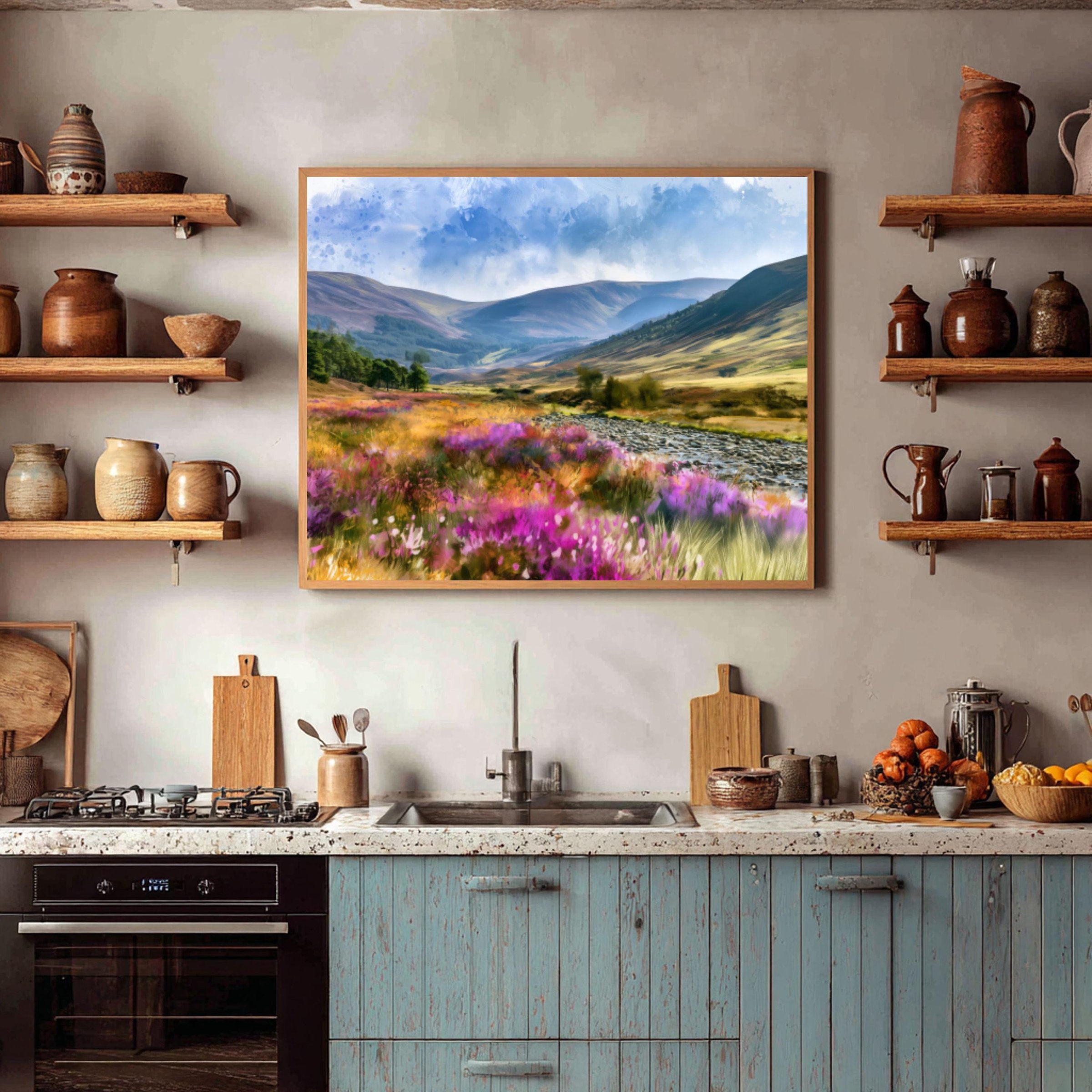Cairngorms National Park Scotland Watercolor Print: UK Travel Art Poster - Image 7