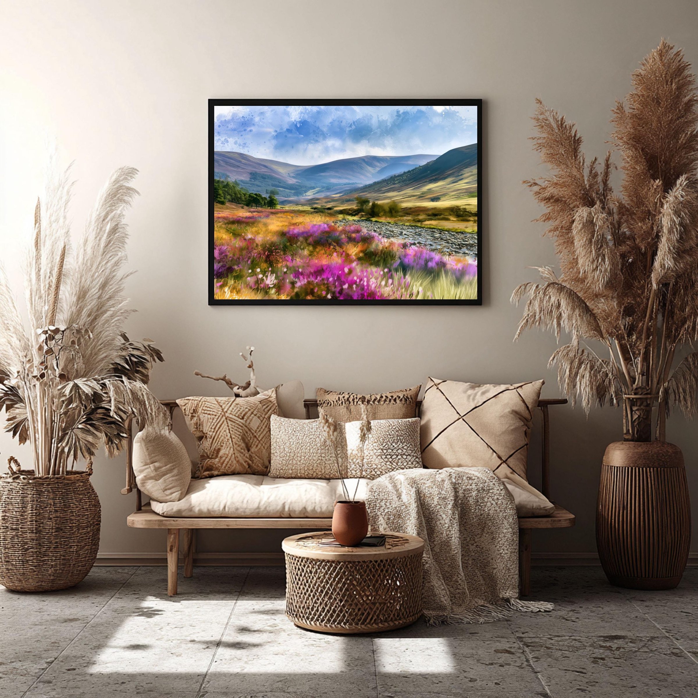 Cairngorms National Park Scotland Watercolor Print: UK Travel Art Poster - Image 8