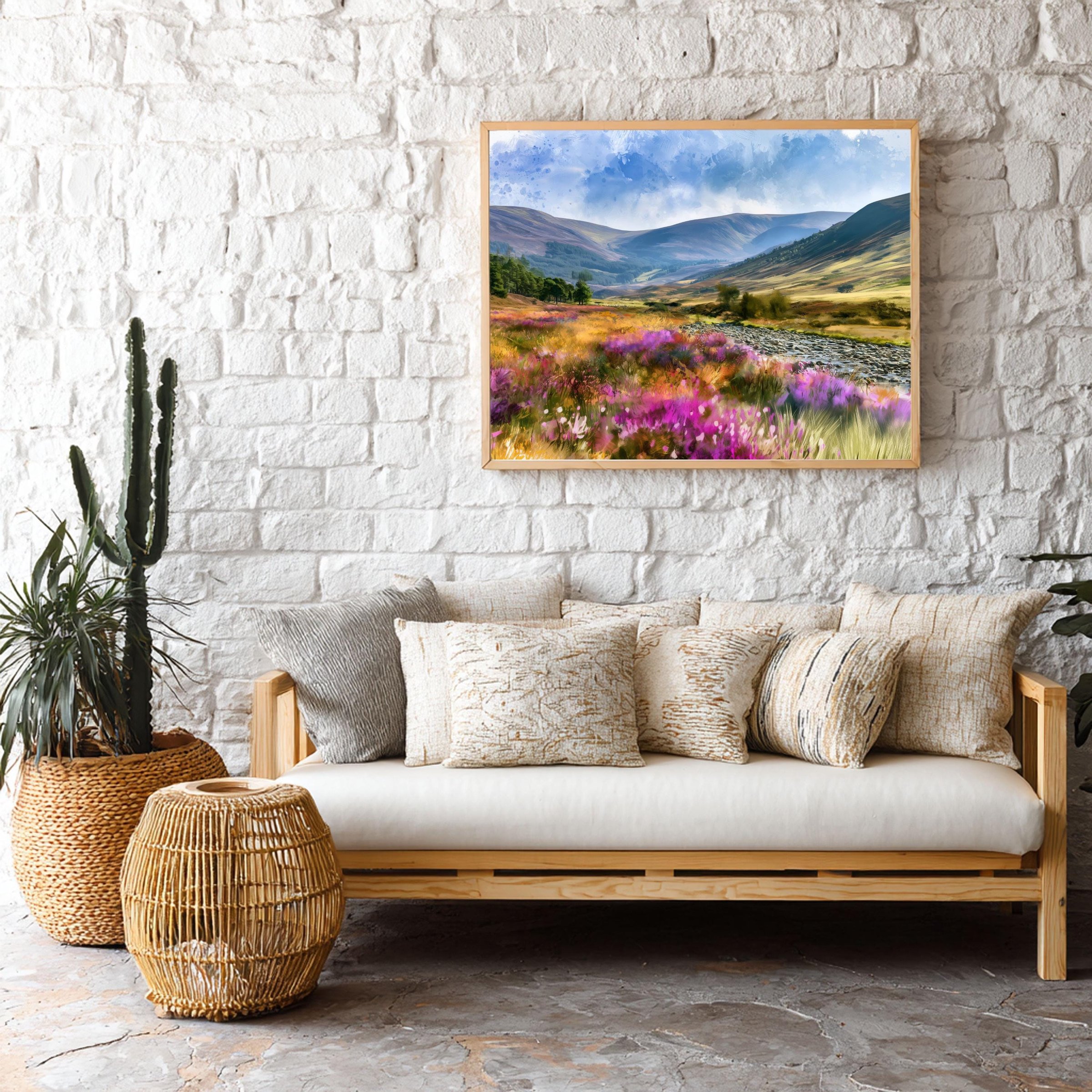 Cairngorms National Park Scotland Watercolor Print: UK Travel Art Poster - Image 9