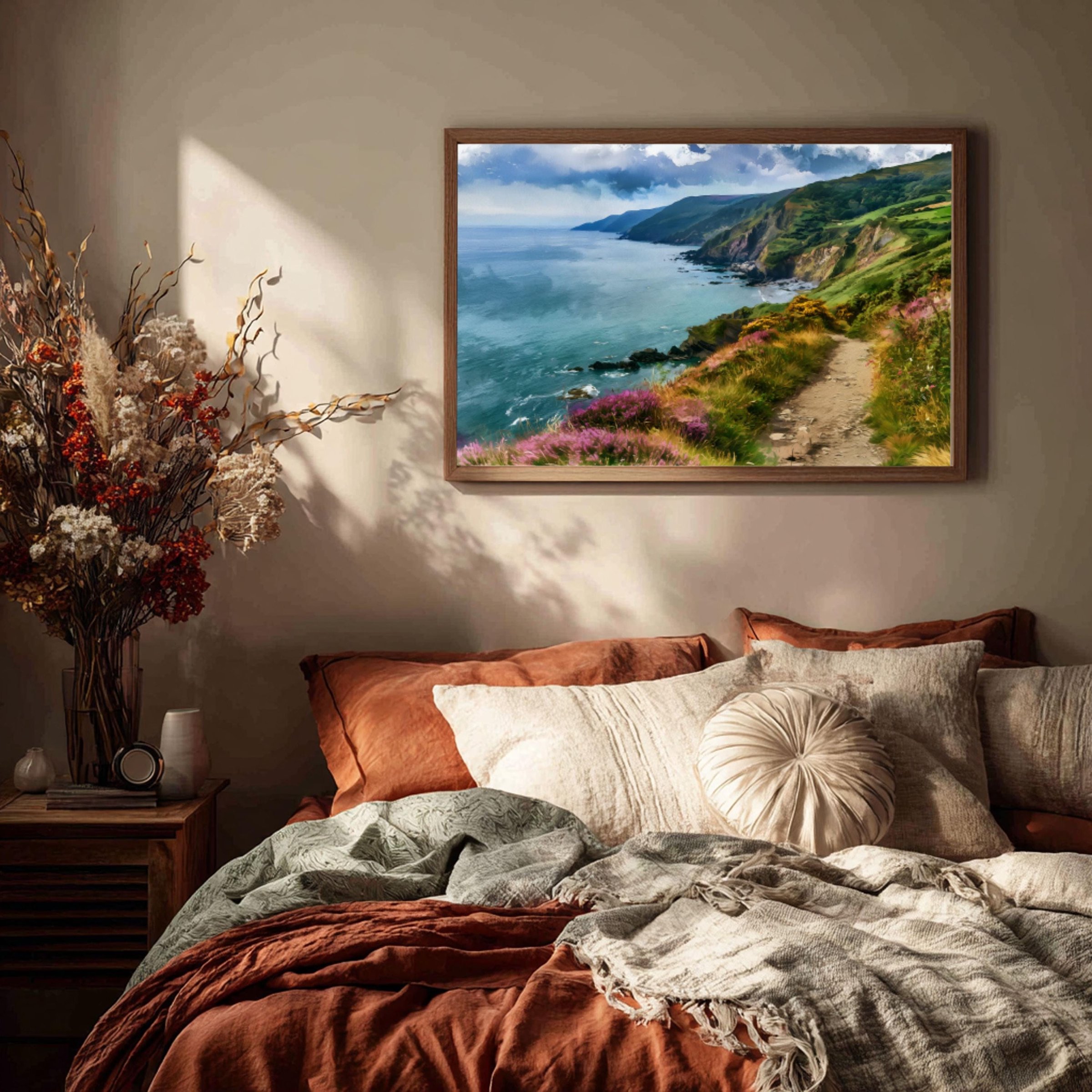 Exmoor National Park England Watercolor Print: UK Travel Art Poster - Image 3
