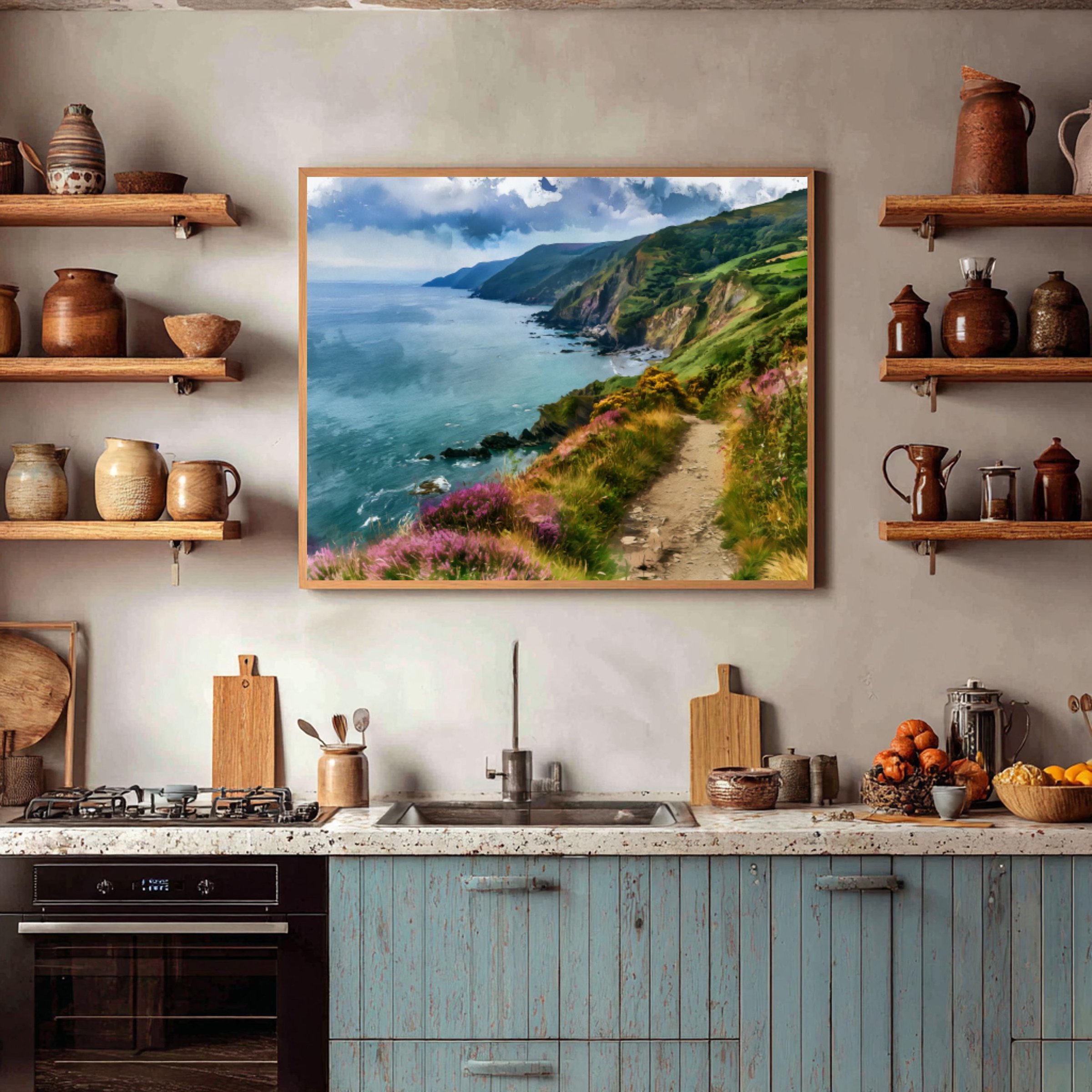 Exmoor National Park England Watercolor Print: UK Travel Art Poster - Image 7