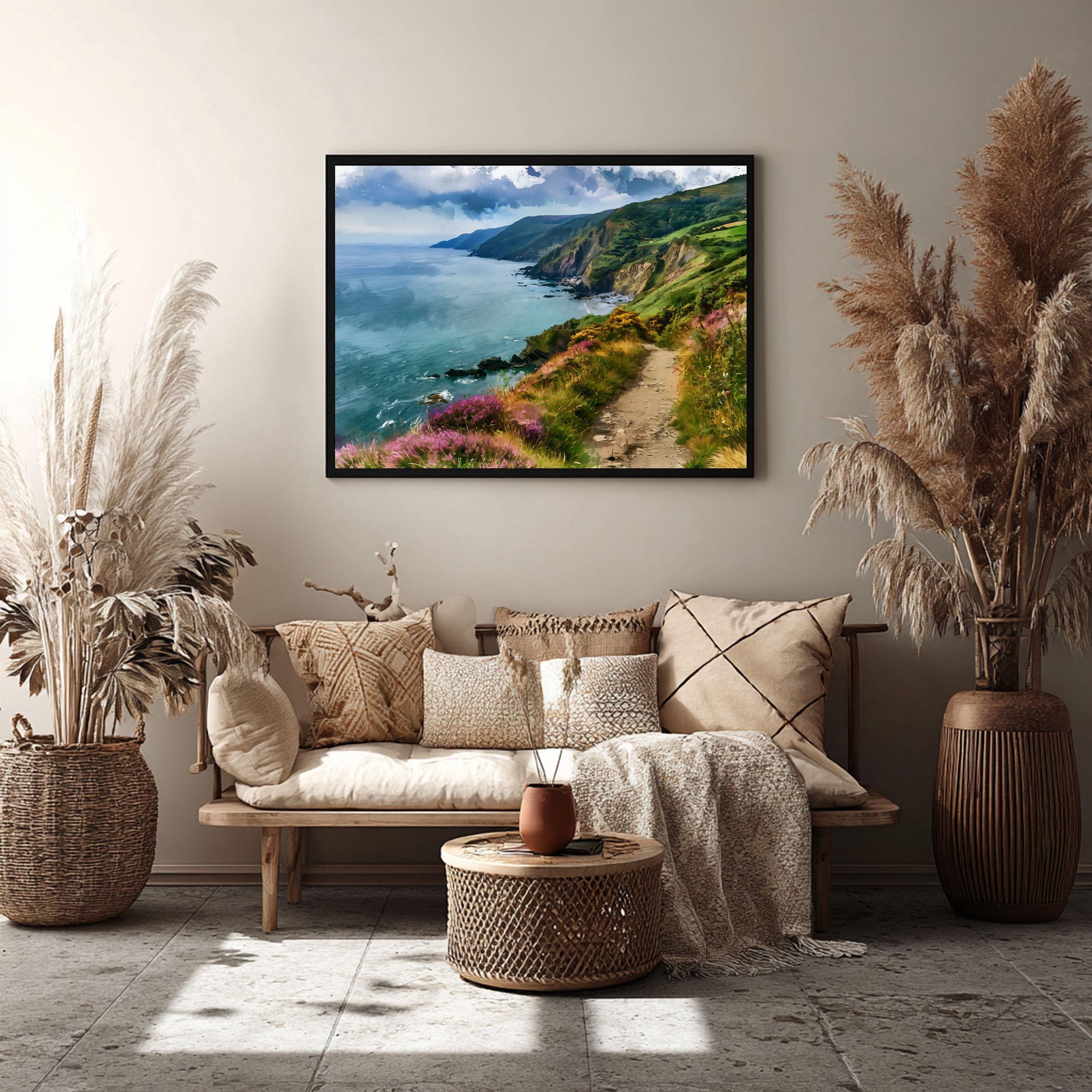 Exmoor National Park England Watercolor Print: UK Travel Art Poster - Image 8